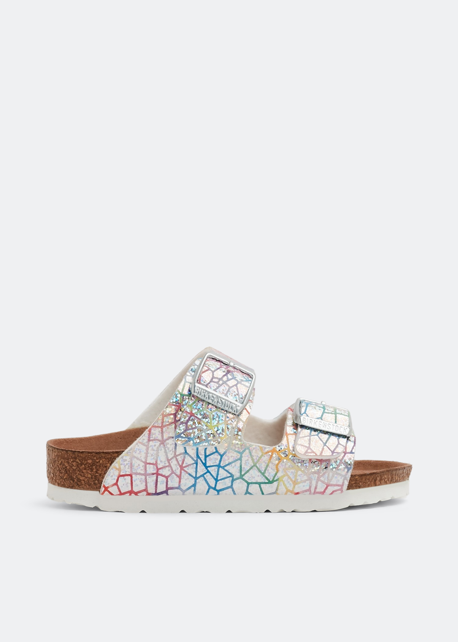 Birkenstock Arizona sandals for Girl - Silver in UAE | Level