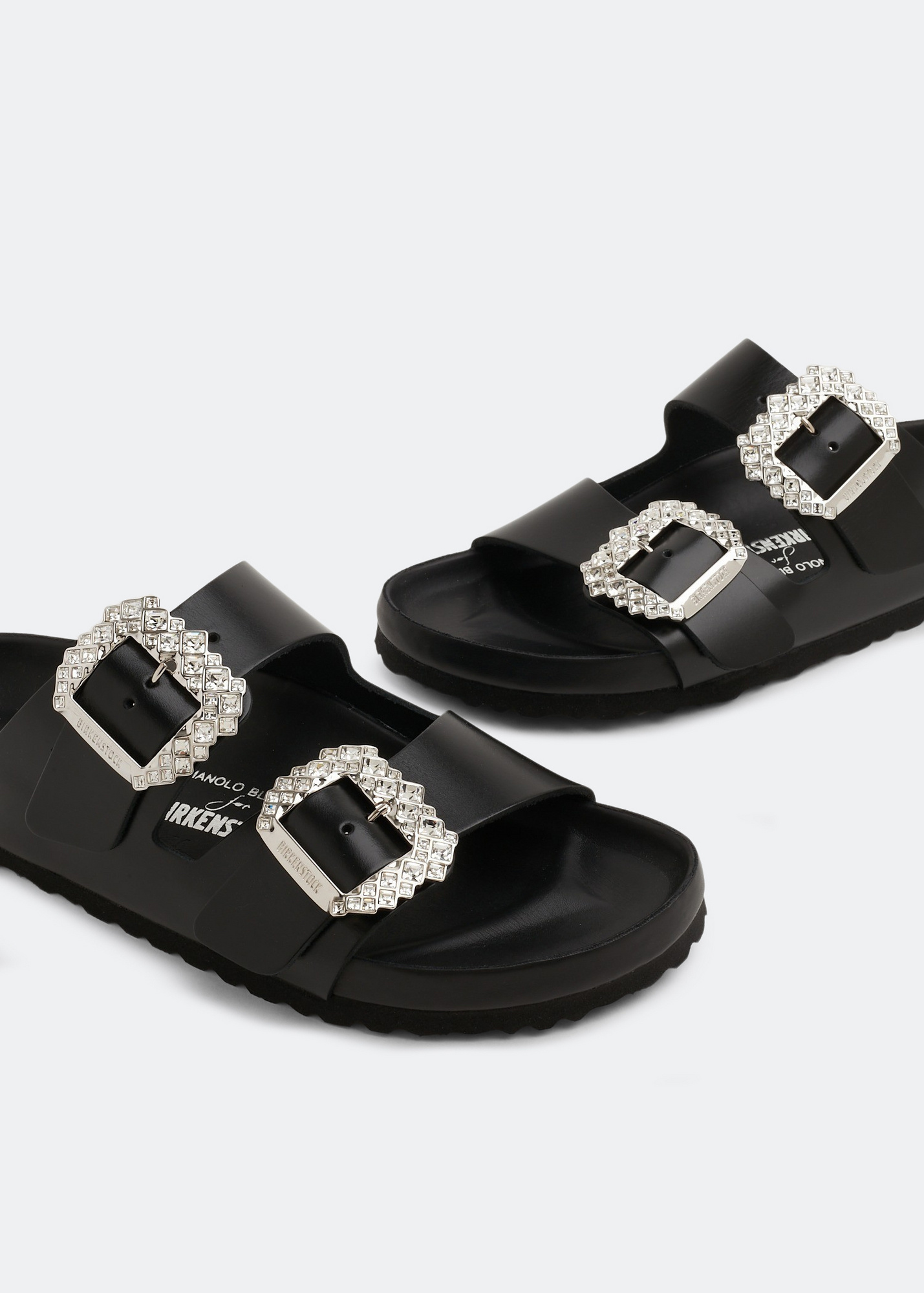 Birkenstock x Manolo Blahnik Arizona sandals for Women - Black in
