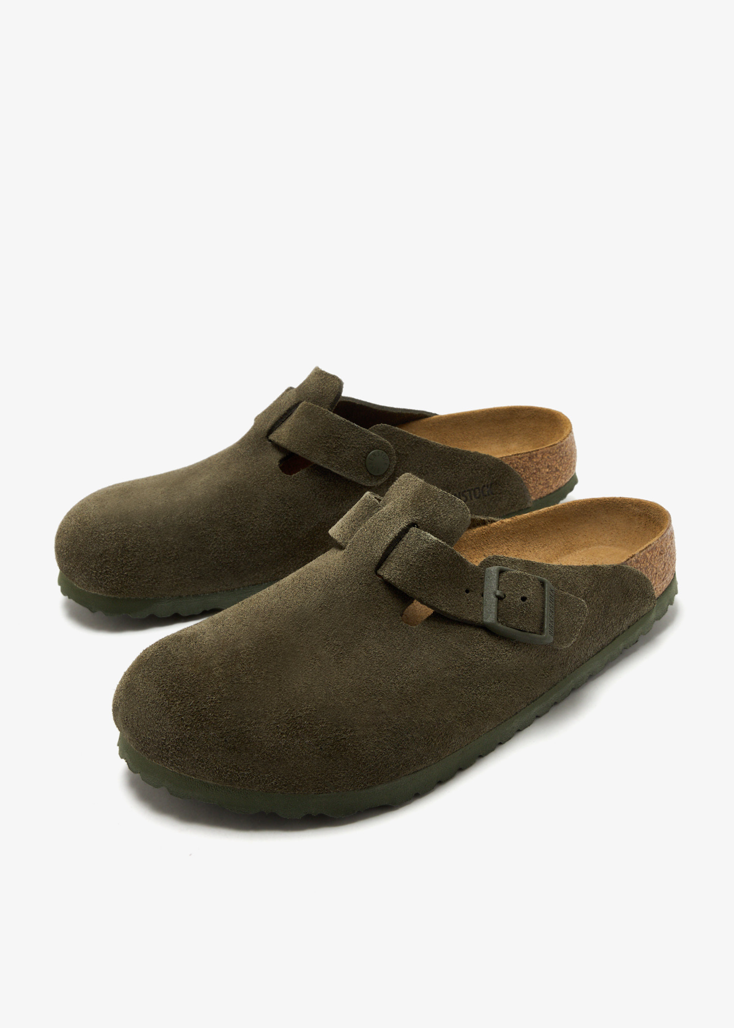 Birkenstock Boston narrow-width clogs for Men - Green in KSA