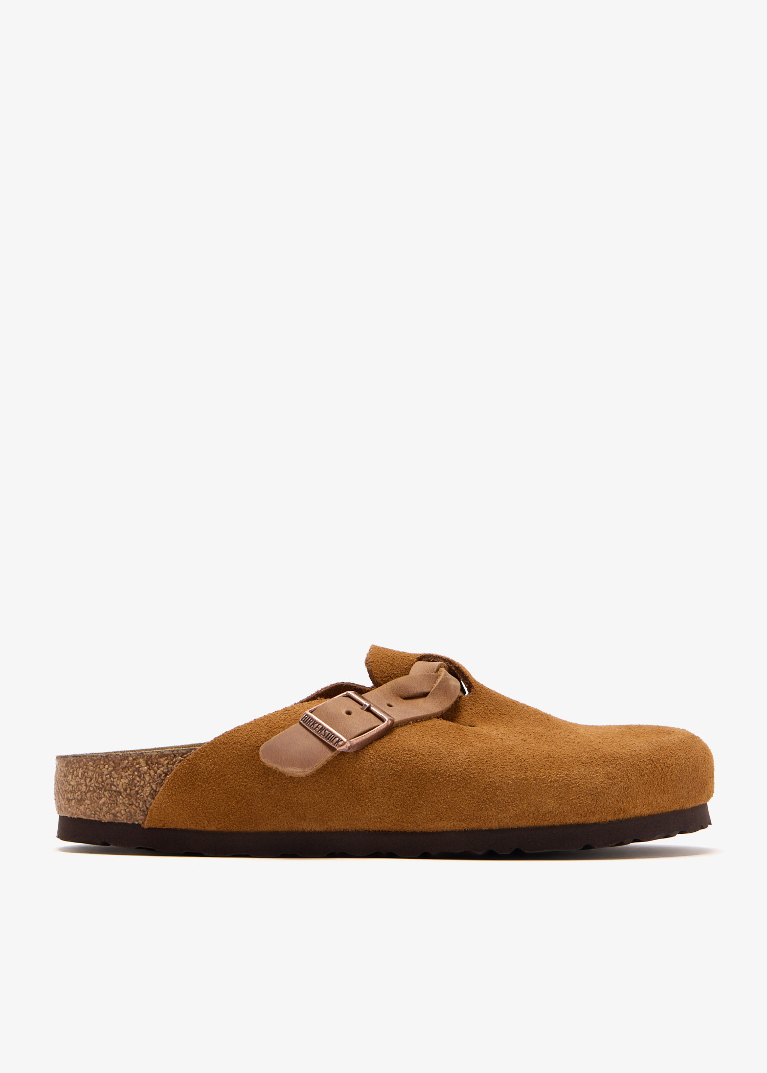 Birkenstock Boston Braided narrow-width clogs for Women - Brown in