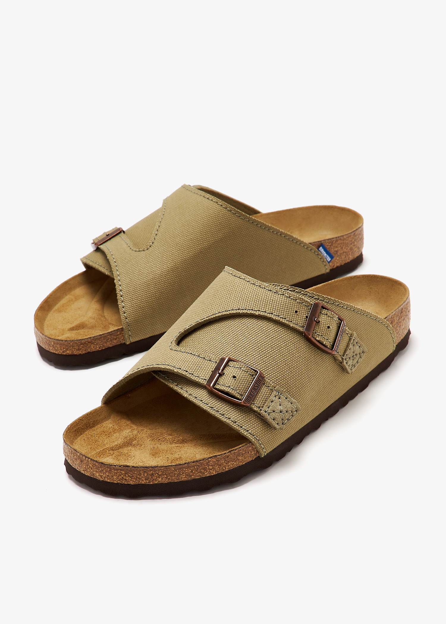 BIRKENSTOCK 960813TABACCO 関税送料込 Birkenstock Zürich regular-width sandals for Men - Khaki in