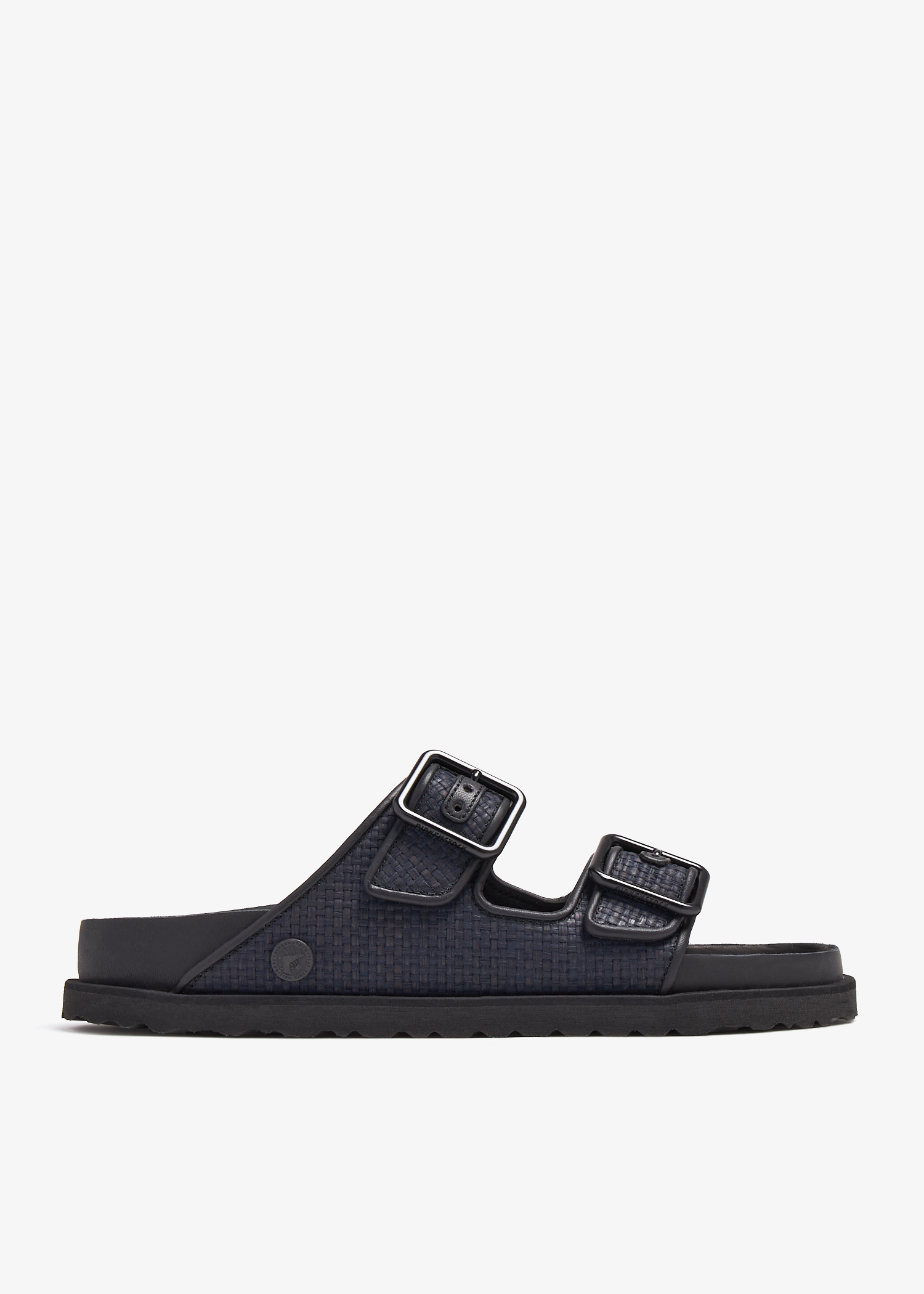 Birkenstock 1774 1774 Arizona Raffia Luxe sandals for Men - Black