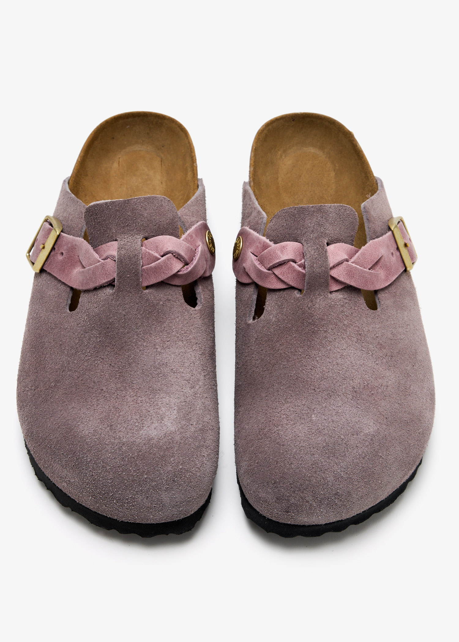 Birkenstock Boston Braided narrow-width clogs for Women - Purple