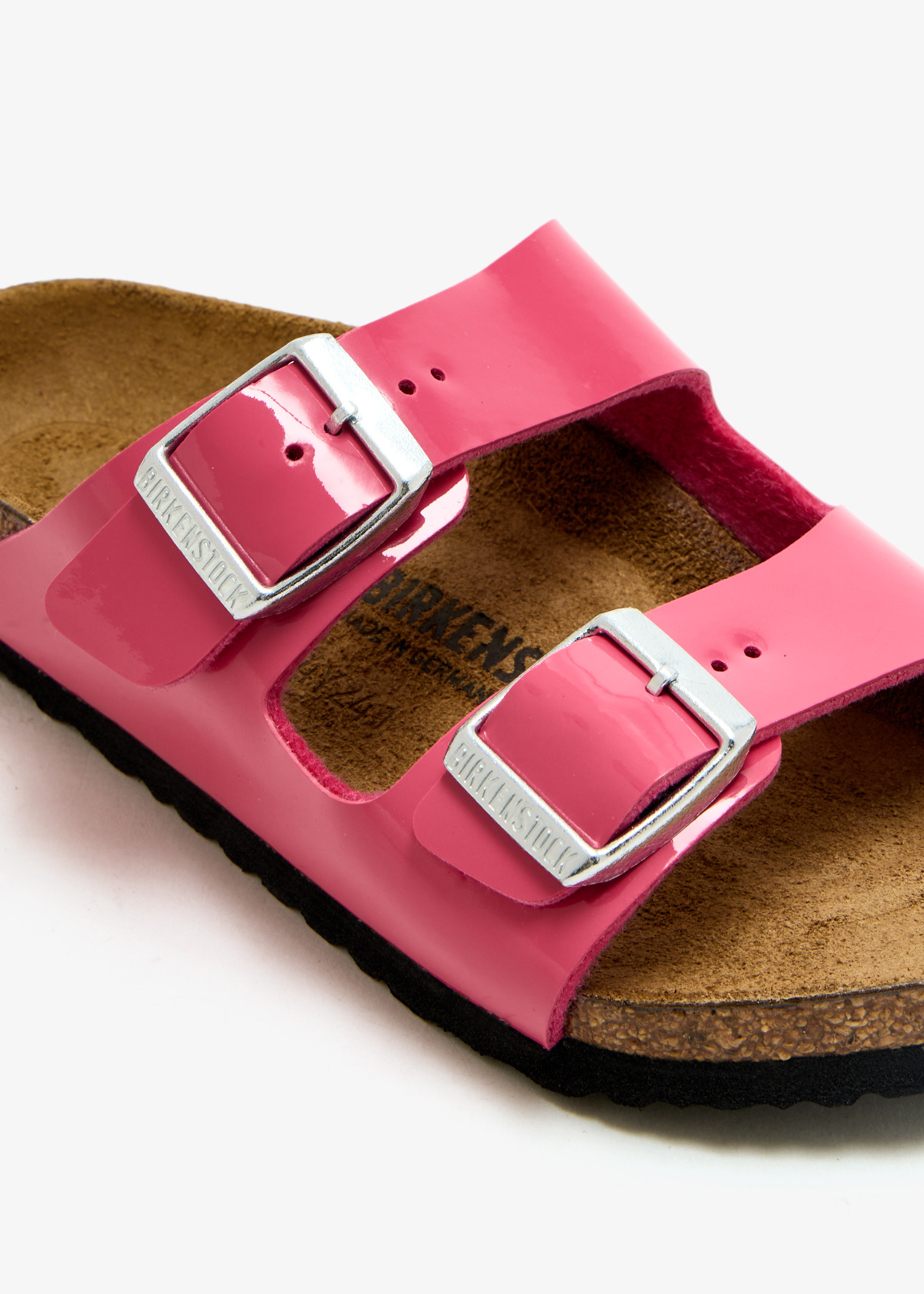 【関税&送料込】Birkenstock Sandals Pink Birkenstock Arizona sandals for Girl - Pink in UAE | Level Shoes