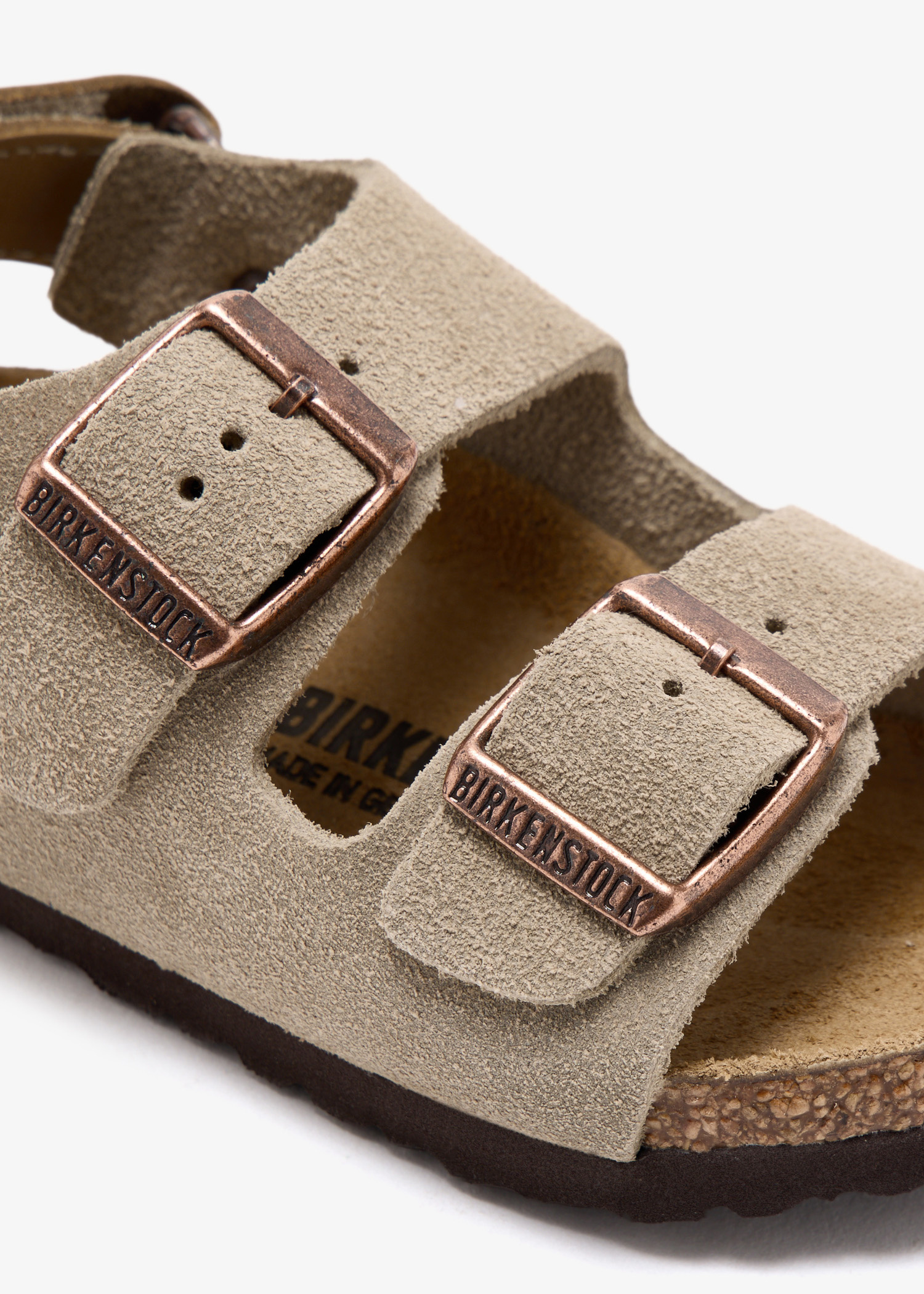 Birkenstock Milano AS narrow-width sandals for Boy - Taupe  display picture 3