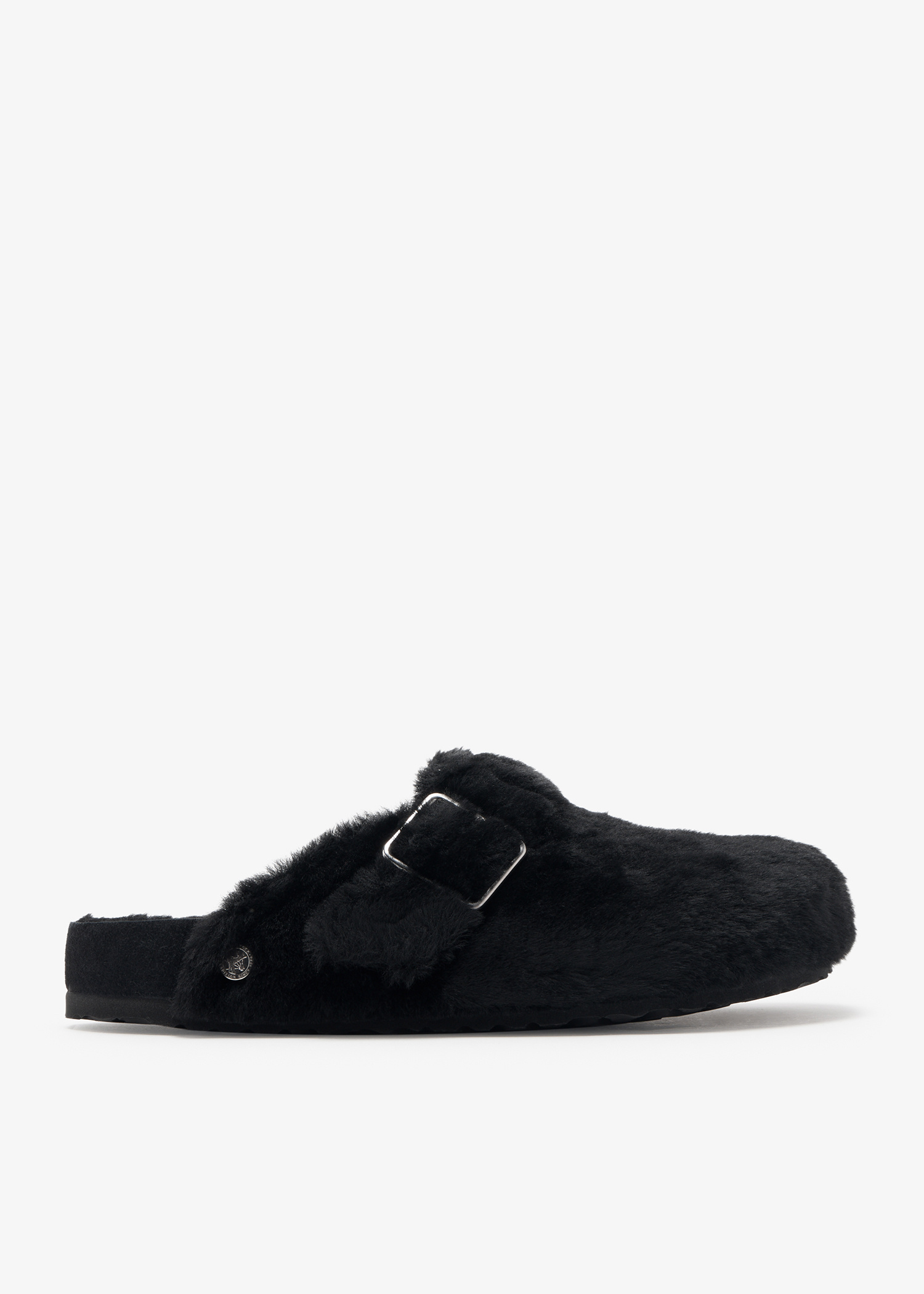 BIRKENSTOCK BOSTON/FUR 黒　24cm Birkenstock Boston 1774 Shearling clogs for Men - Black in