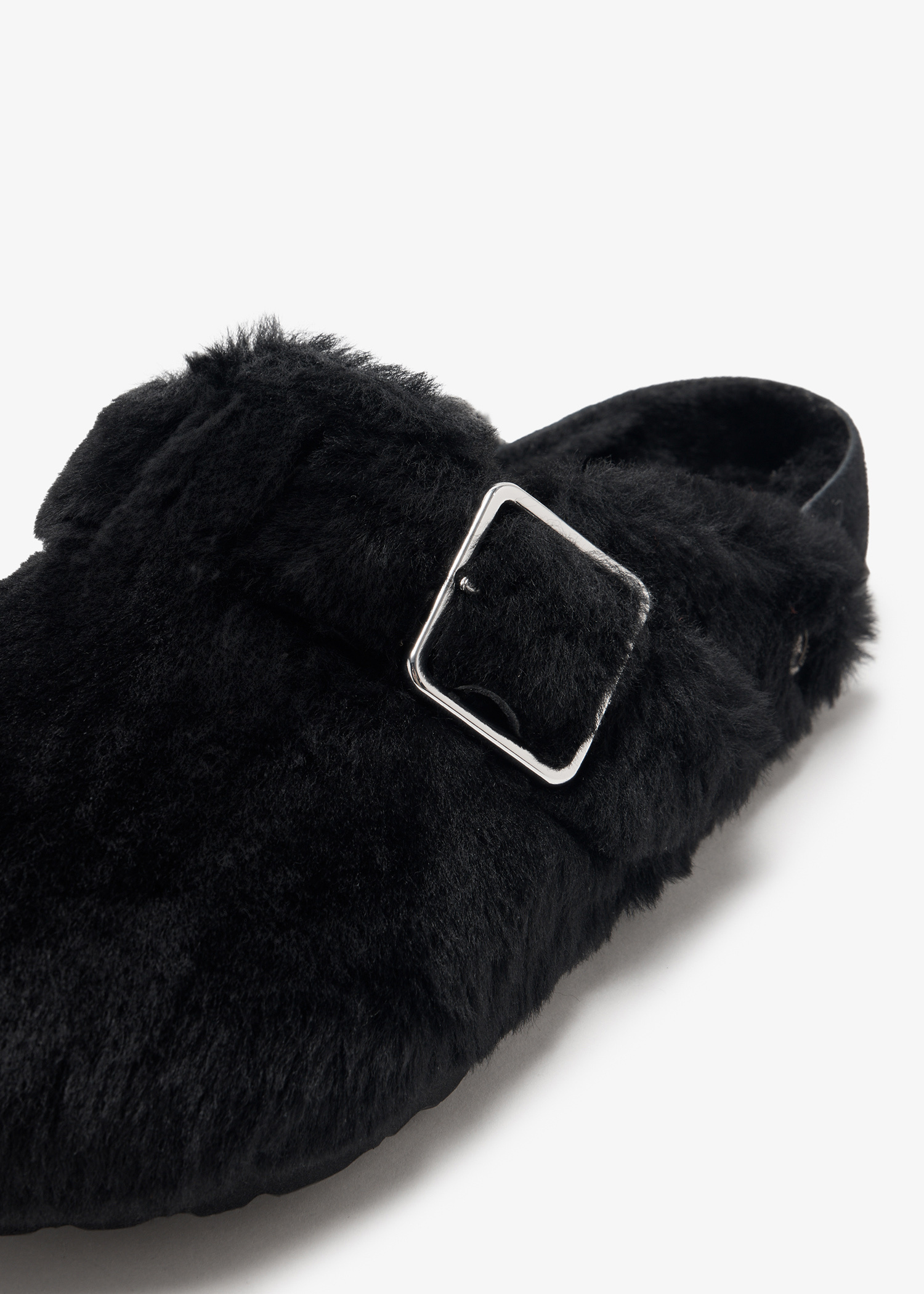 BIRKENSTOCK BOSTON/FUR 黒　24cm Birkenstock Boston 1774 Shearling clogs for Men - Black in