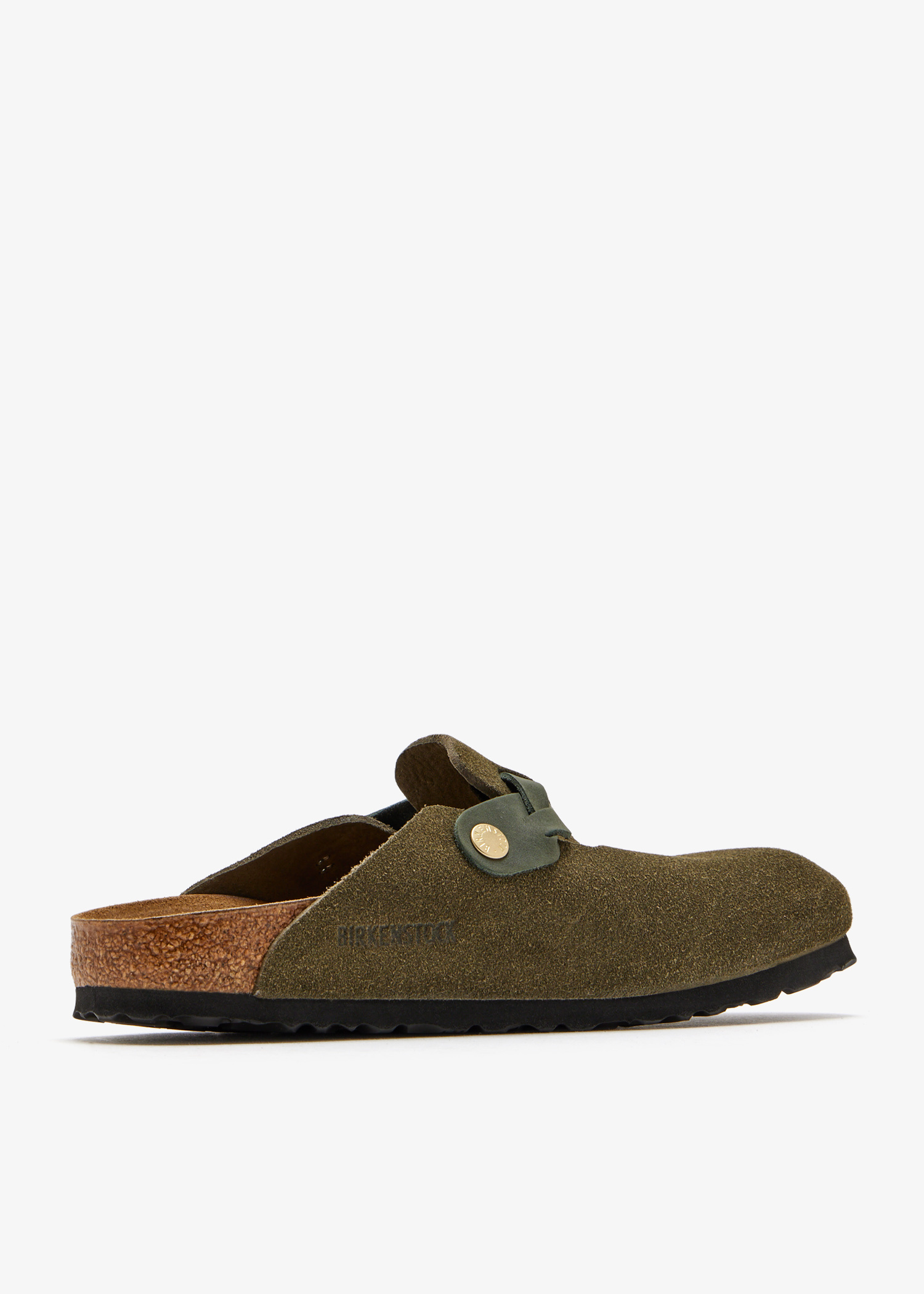Birkenstock Boston Braided narrow-width clogs for Women - Khaki in