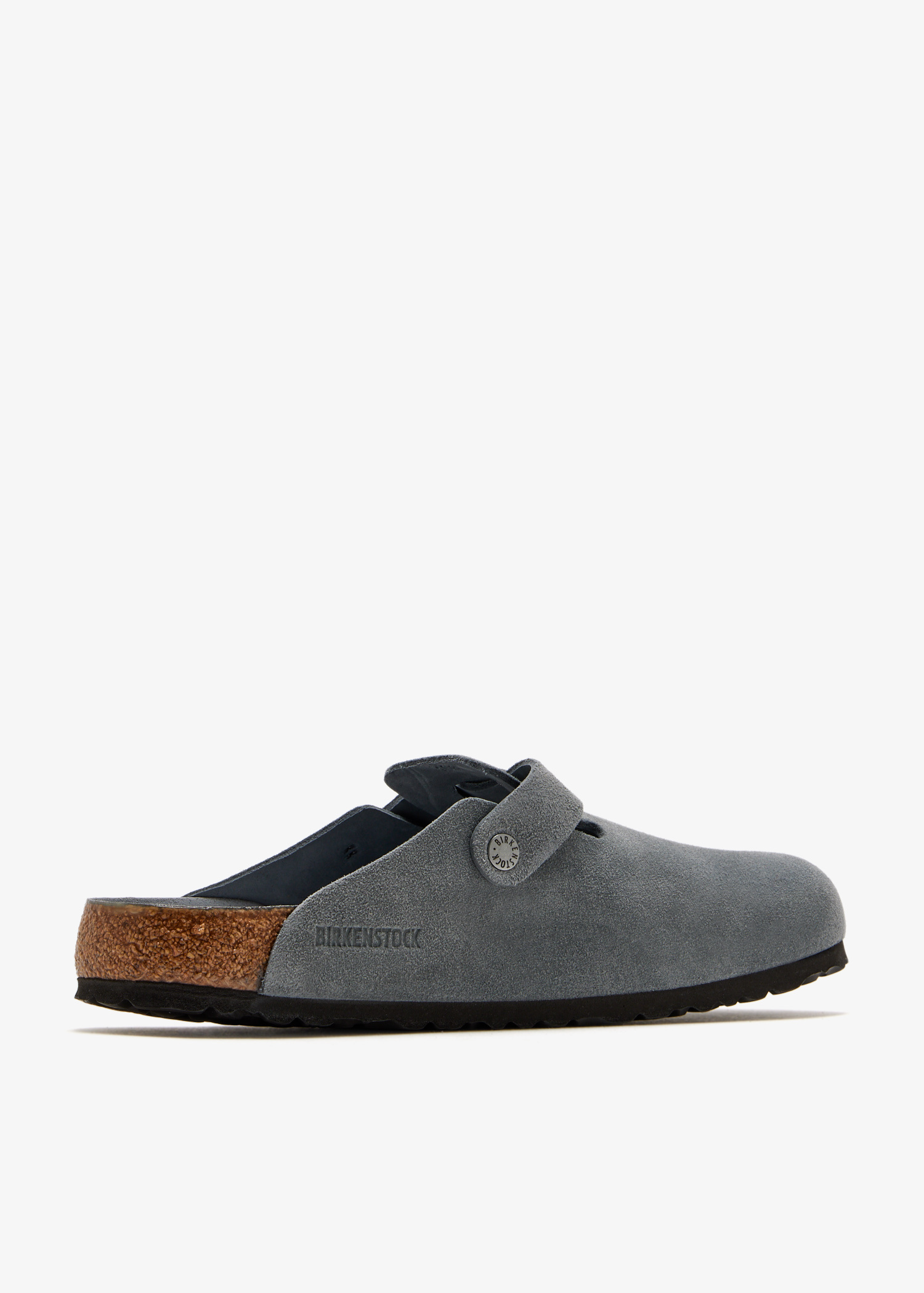 【げげげ】boston 39 25cm Birkenstock - Boston Chunky - Basalt Grey Suede – Fourth Ave