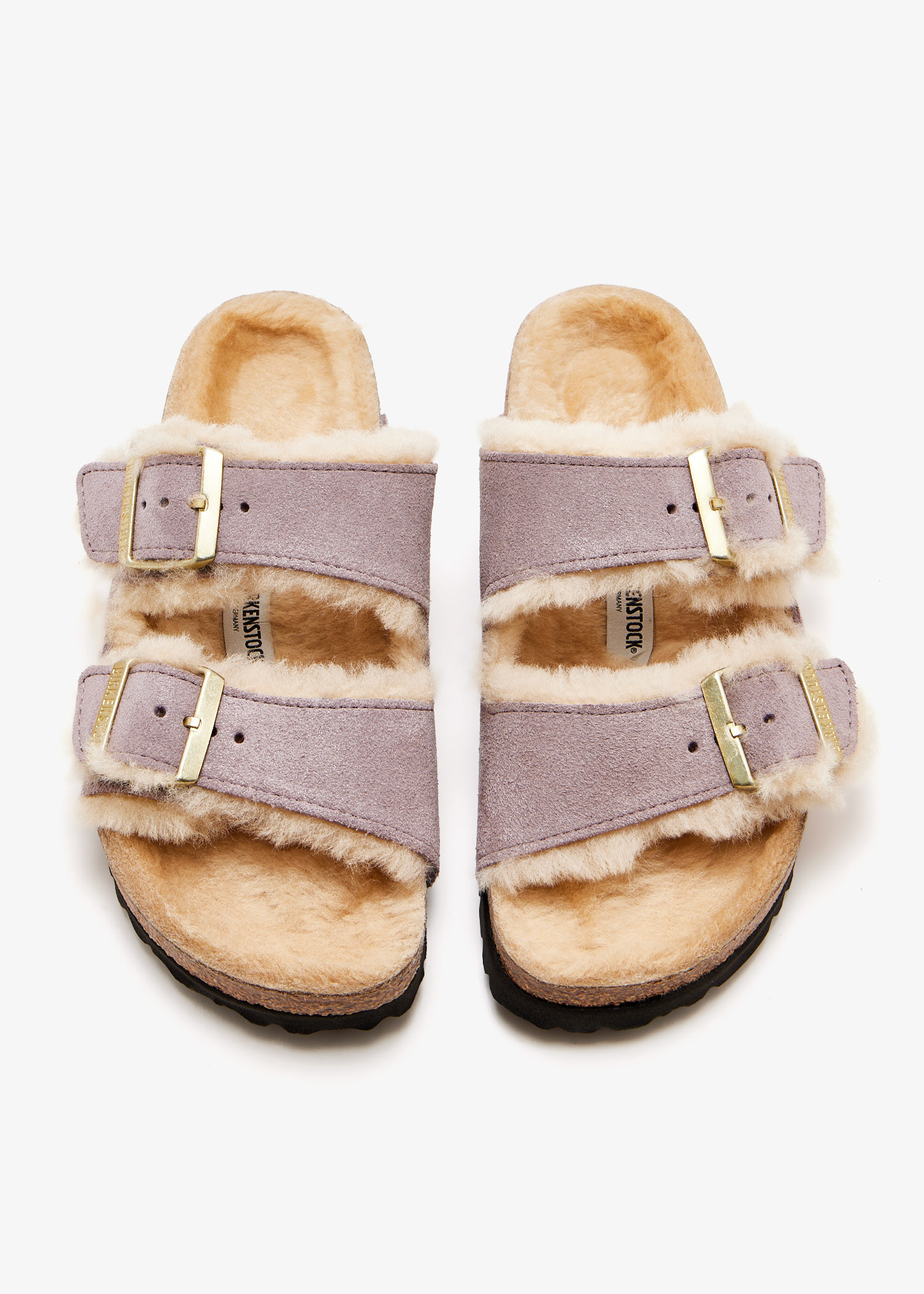 Birkenstock Arizona Shearling narrow-width sandals for Women