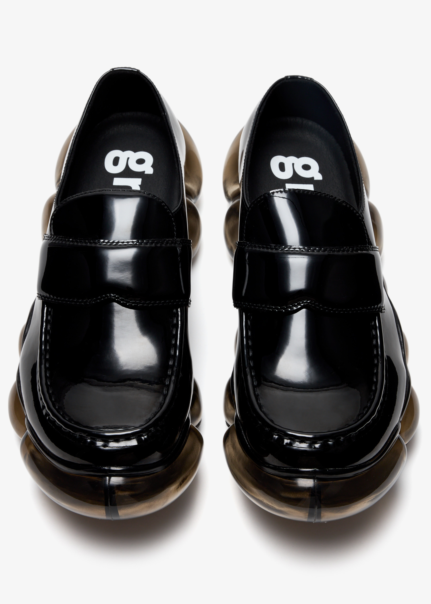 【Qoo】grounds MOOPIE LOAFER BLACK MOOPIE LOAFER - BLACK / BLACK (ムーピーローファー - ブラック