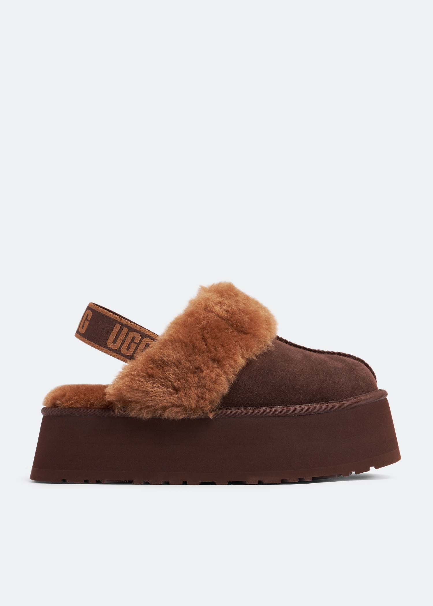 UGG Funkette slippers for Women - Brown in USA | Level Shoes