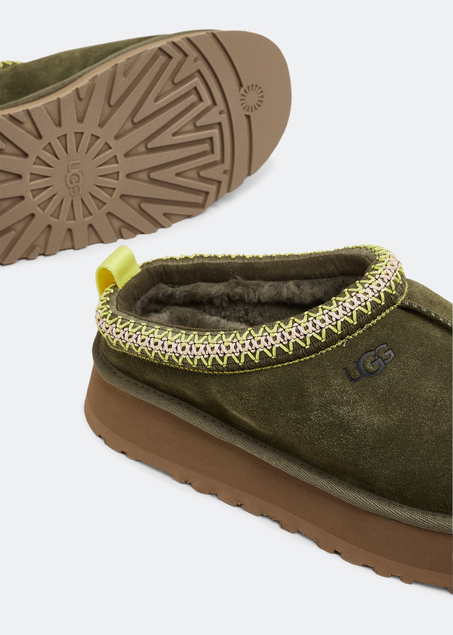 UGG Tazz slippers for Women - Green in USA | Level Shoes
