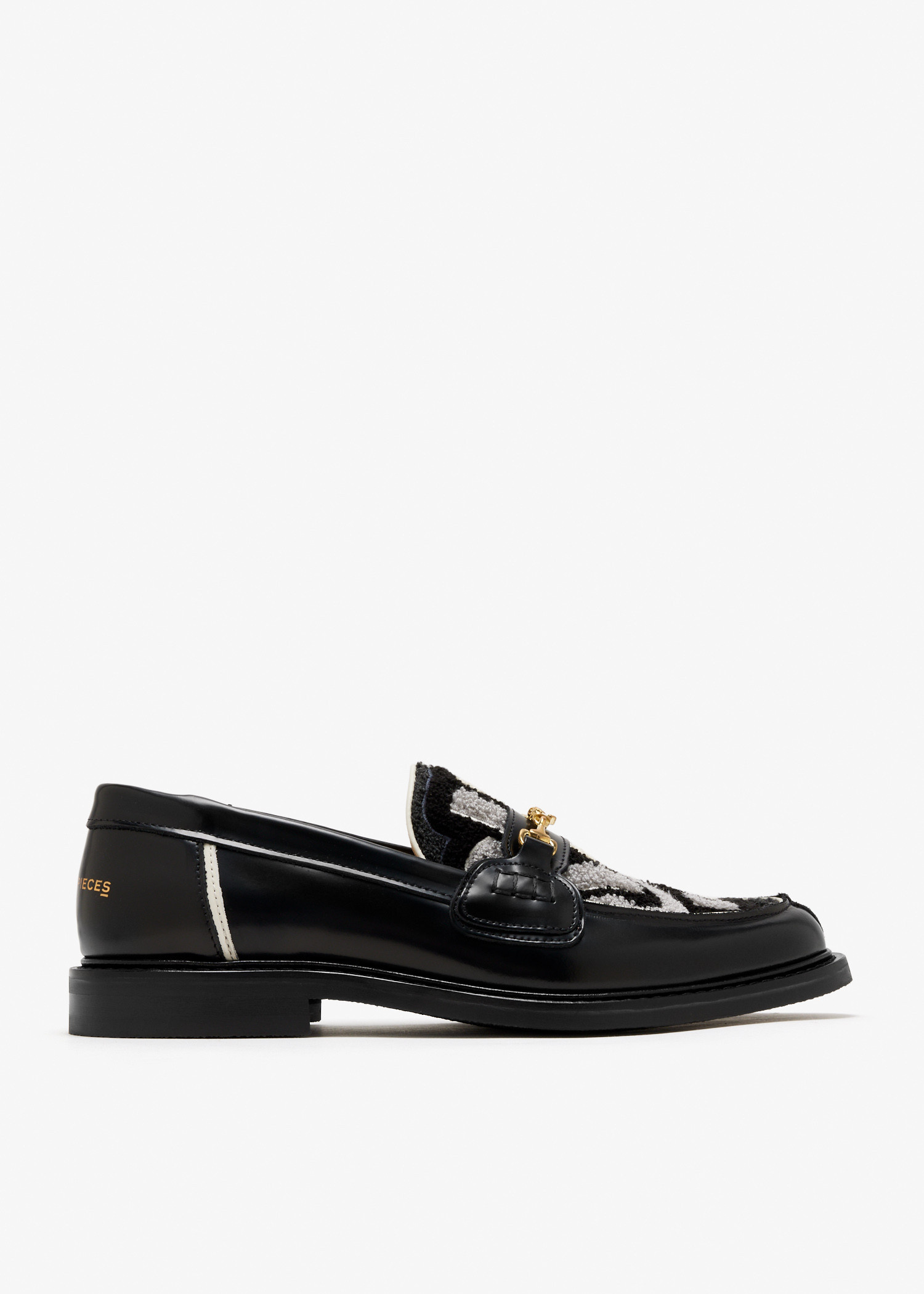 Filling Pieces Loafer Gowtu Black Black and Green Loafers Men Loafer Reed Beige / Green - Filling Pieces main image 3
