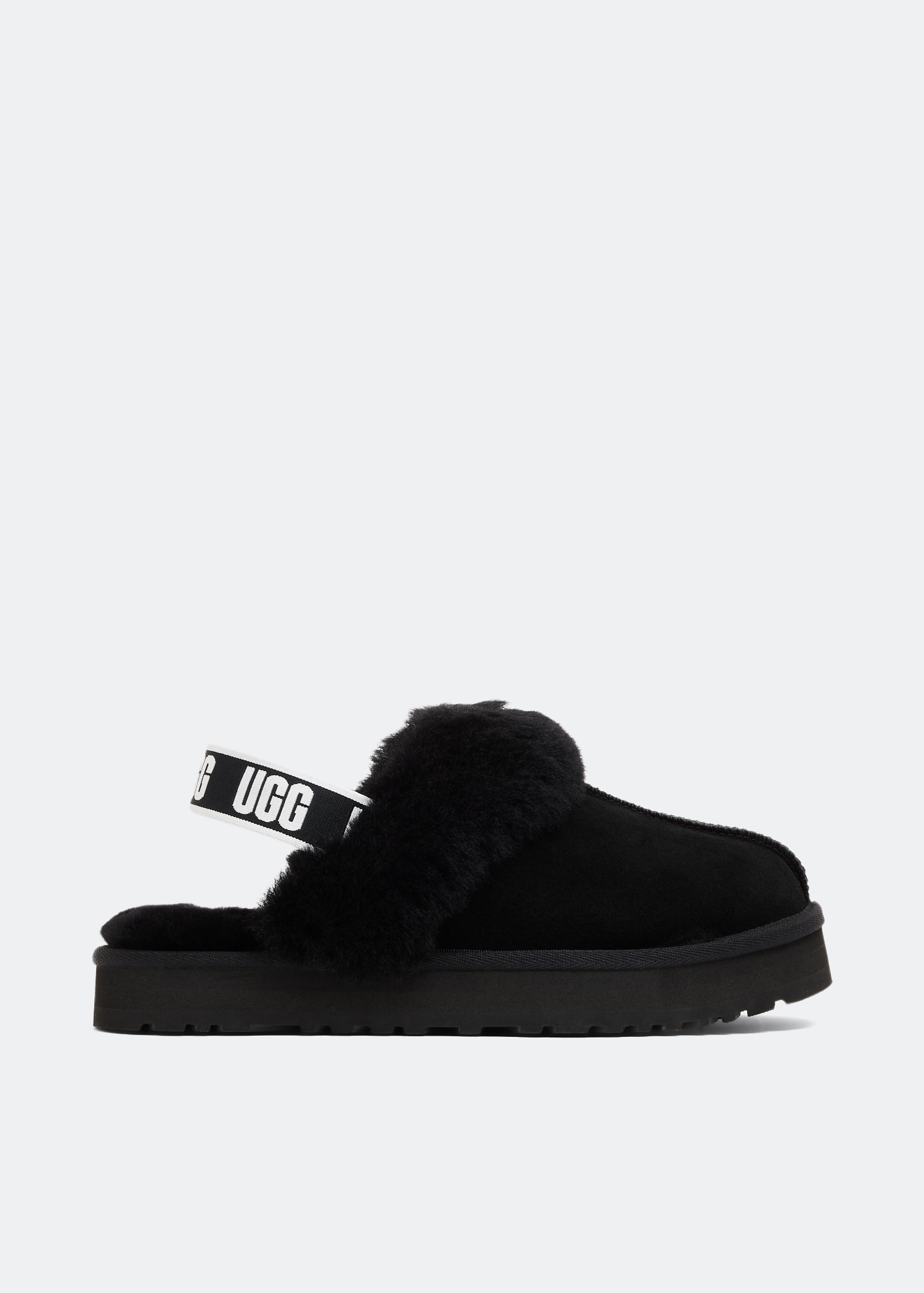 UGG Funkette slippers for Girl - Black in USA | Level Shoes