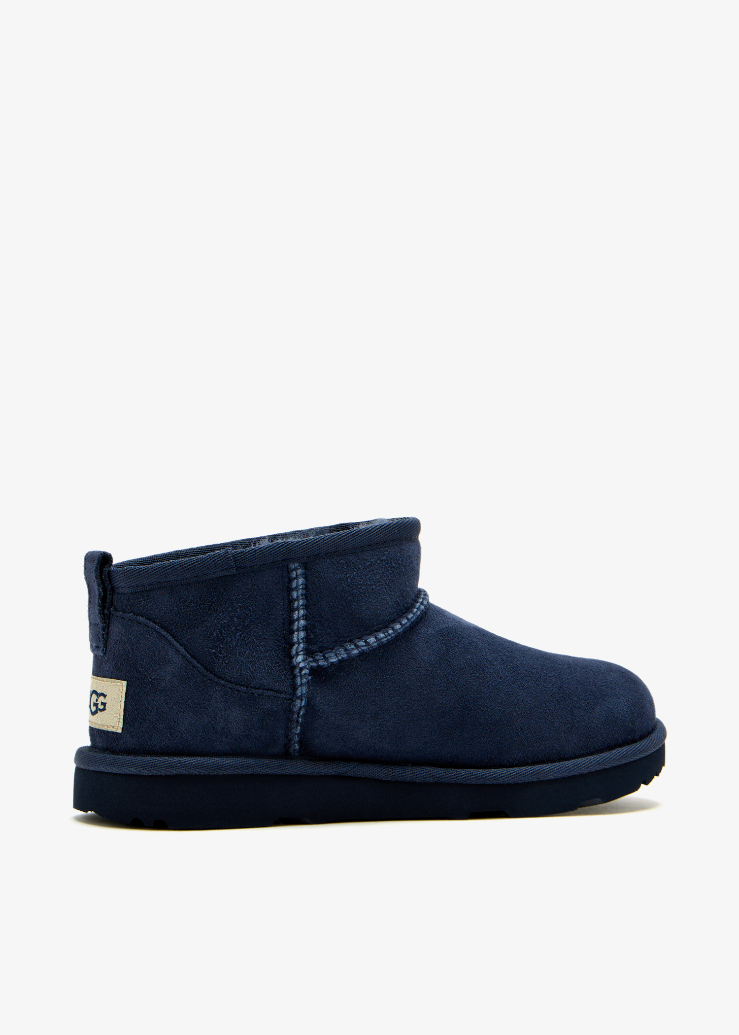 UGG Classic Ultra Mini boots for Boy - Navy in USA | Level Shoes