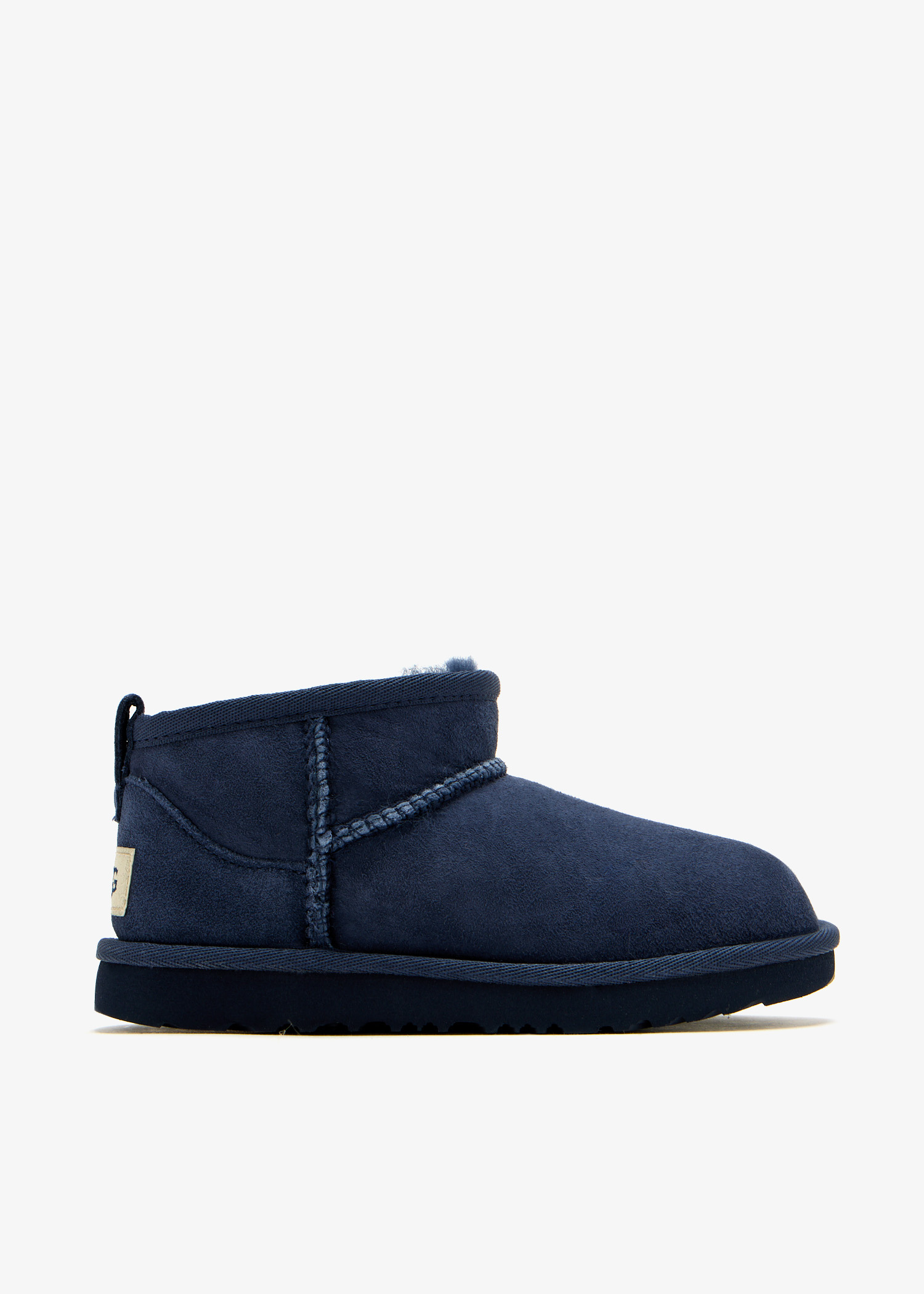 UGG Classic Ultra Mini boots for Boy - Navy in USA | Level Shoes