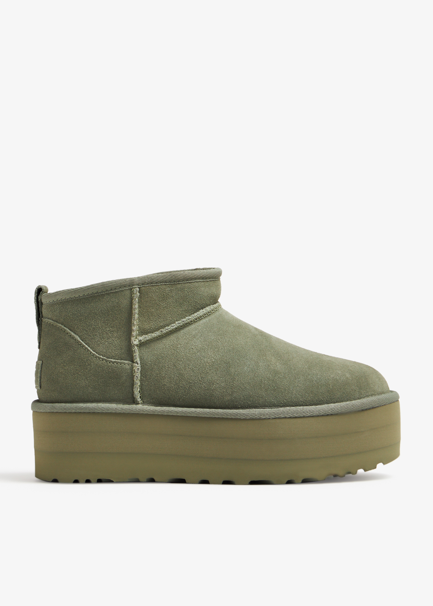 UGG Classic Ultra Mini platform boots for Women - Green in