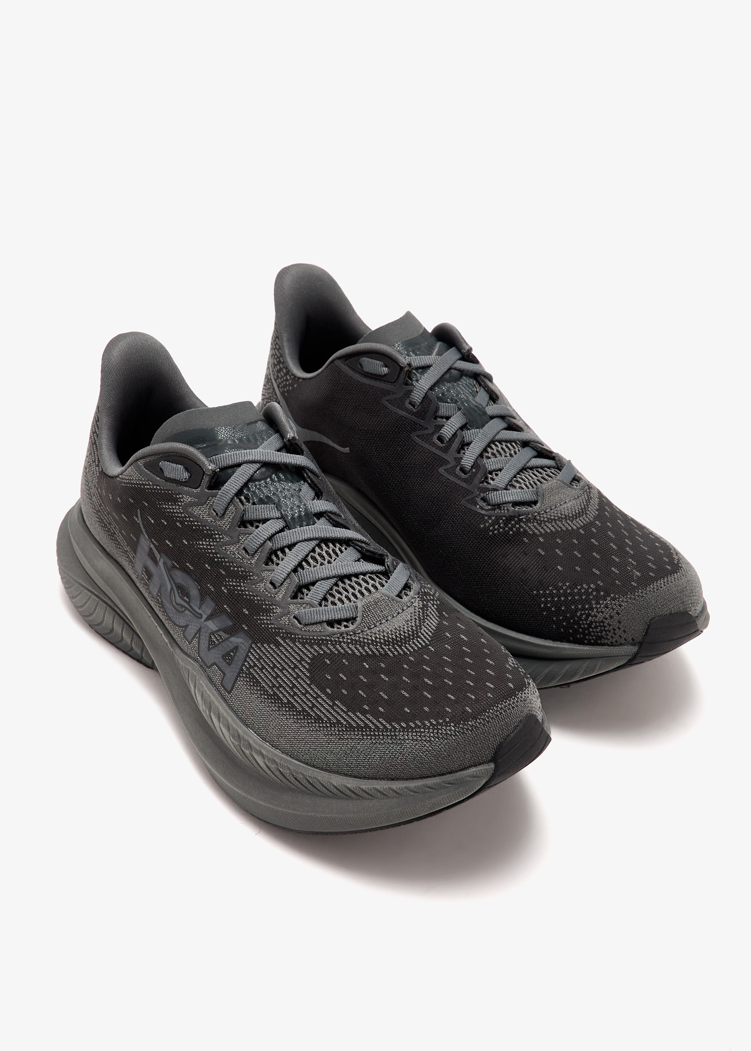Hoka Mach 6 LA 男士跑鞋- 阿联酋黑色| Level Shoes
