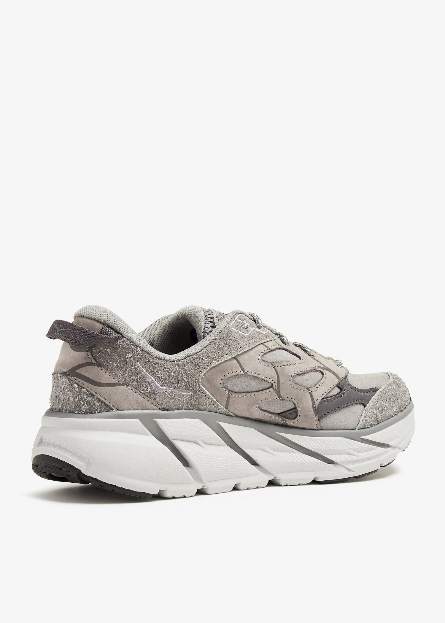 Hoka Clifton L suede sneakers for Men - Grey in USA | Level Shoes