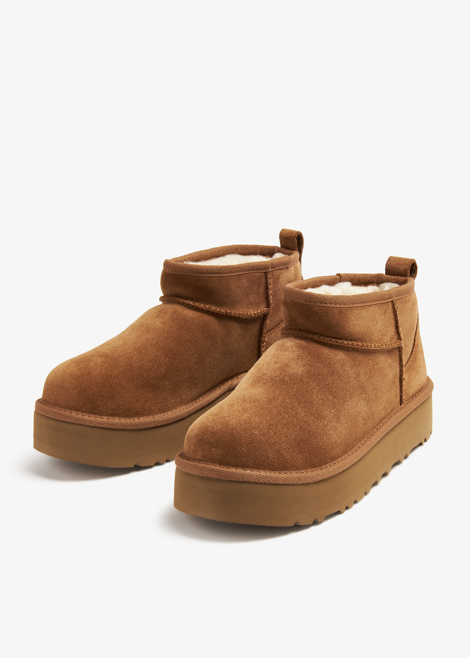 UGG Classic Ultra Mini platform boots for Kids Unisex - Brown in