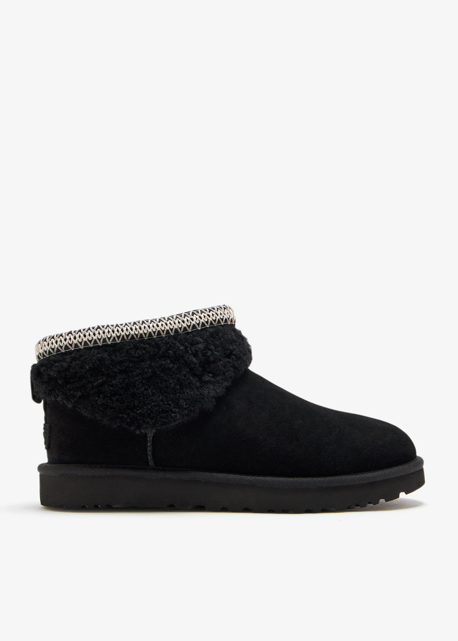 UGG Classic Ultra Mini Maxi Curly boots for Women - Black in USA