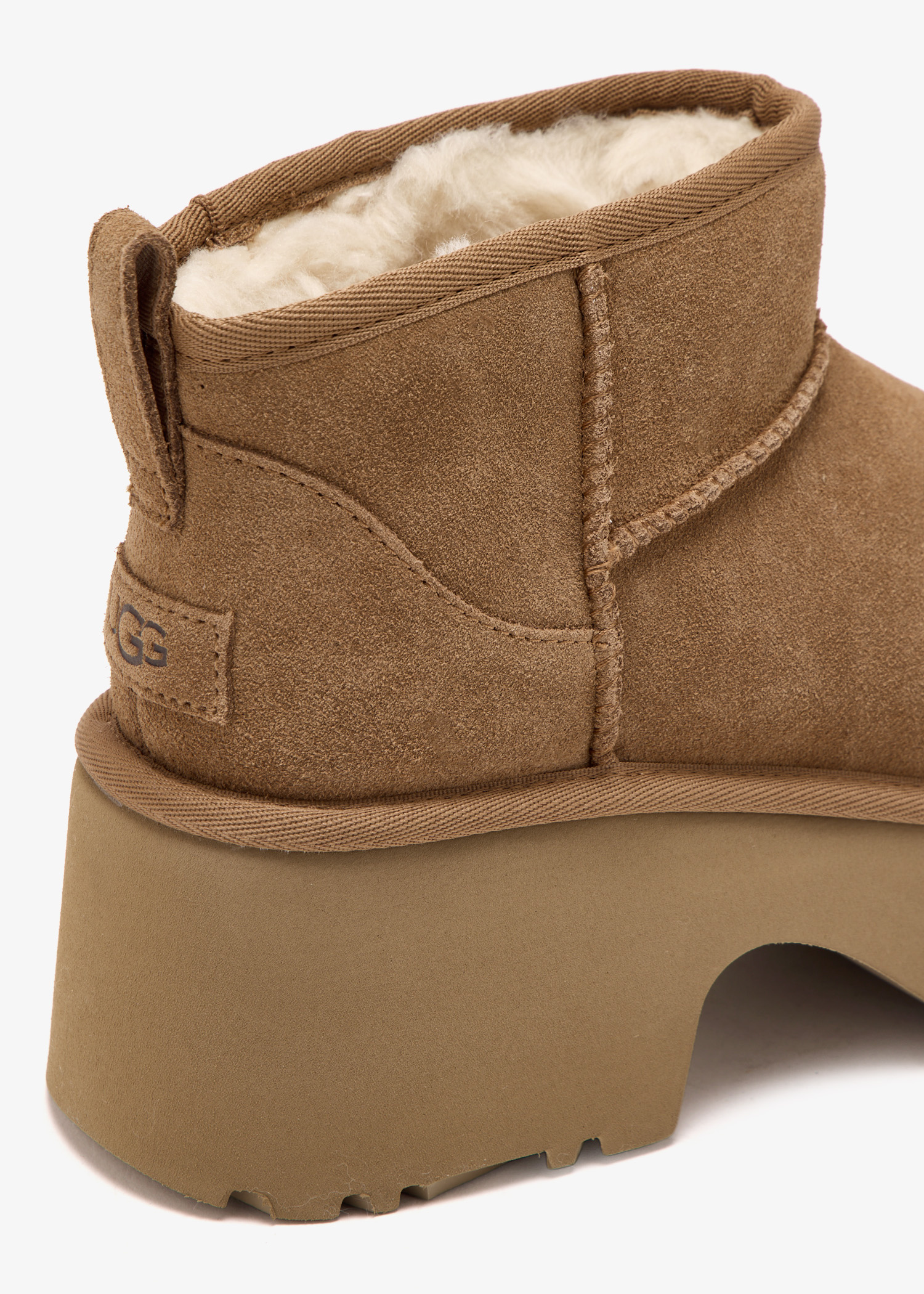 【送料&関税込】UGG Brown ultra Mini New Heights Boots In Su UGG® Classic Ultra Mini New Heights for Women | UGG®