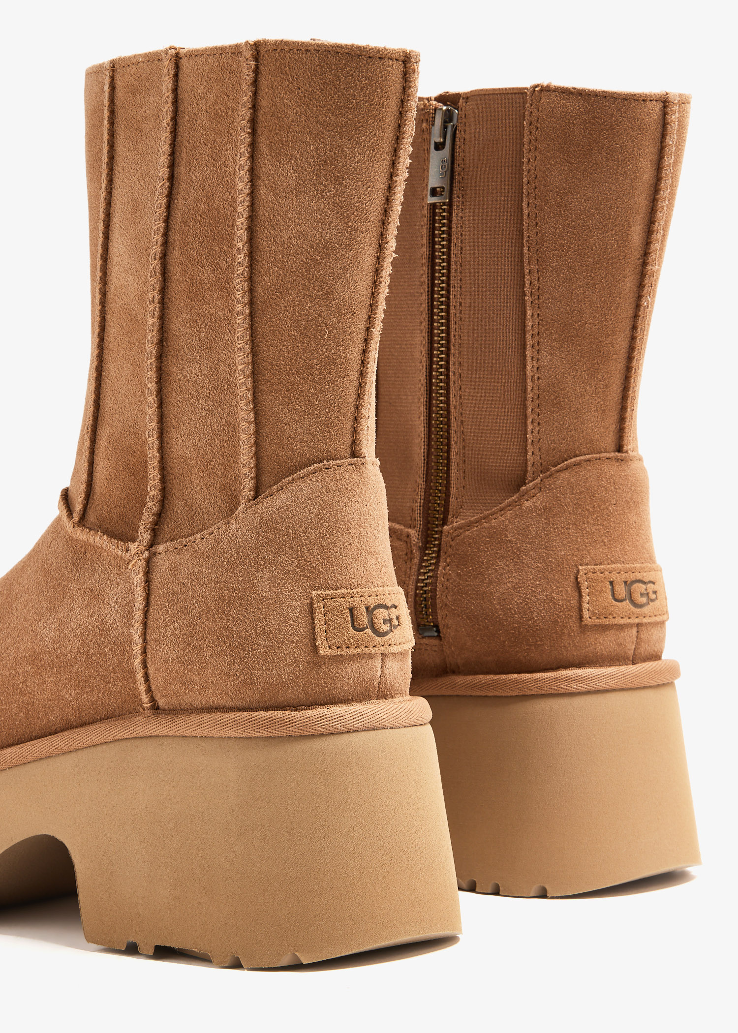 UGG Classic Twin Seam New Heights boots for Women - Brown in
