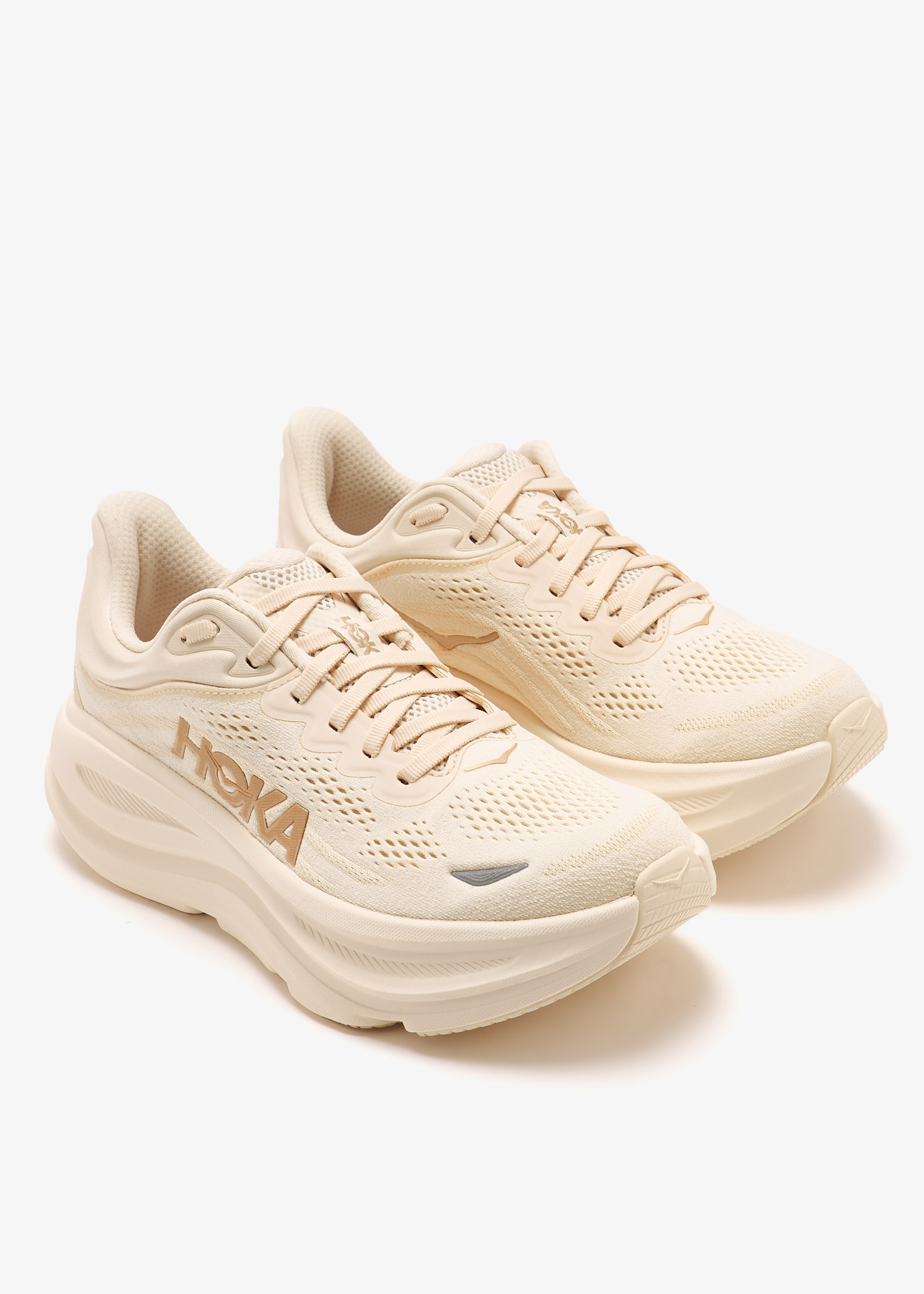 kokoページ Hoka Bondi 9 sneakers for Women - Beige in Qatar | Level Shoes