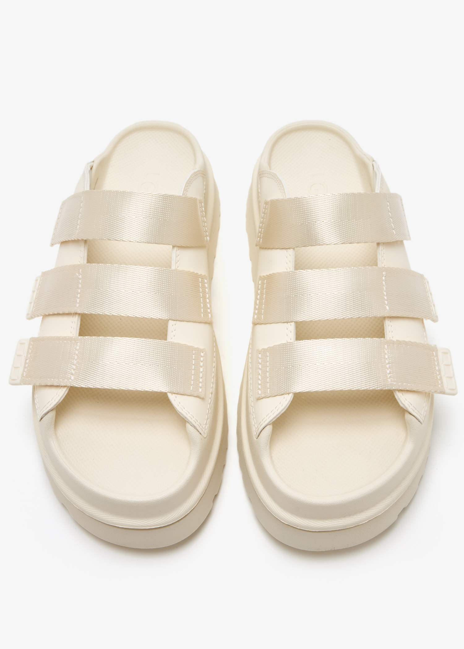 UGG Golden Glow slide sandals for Women - White in UAE | Level Shoes