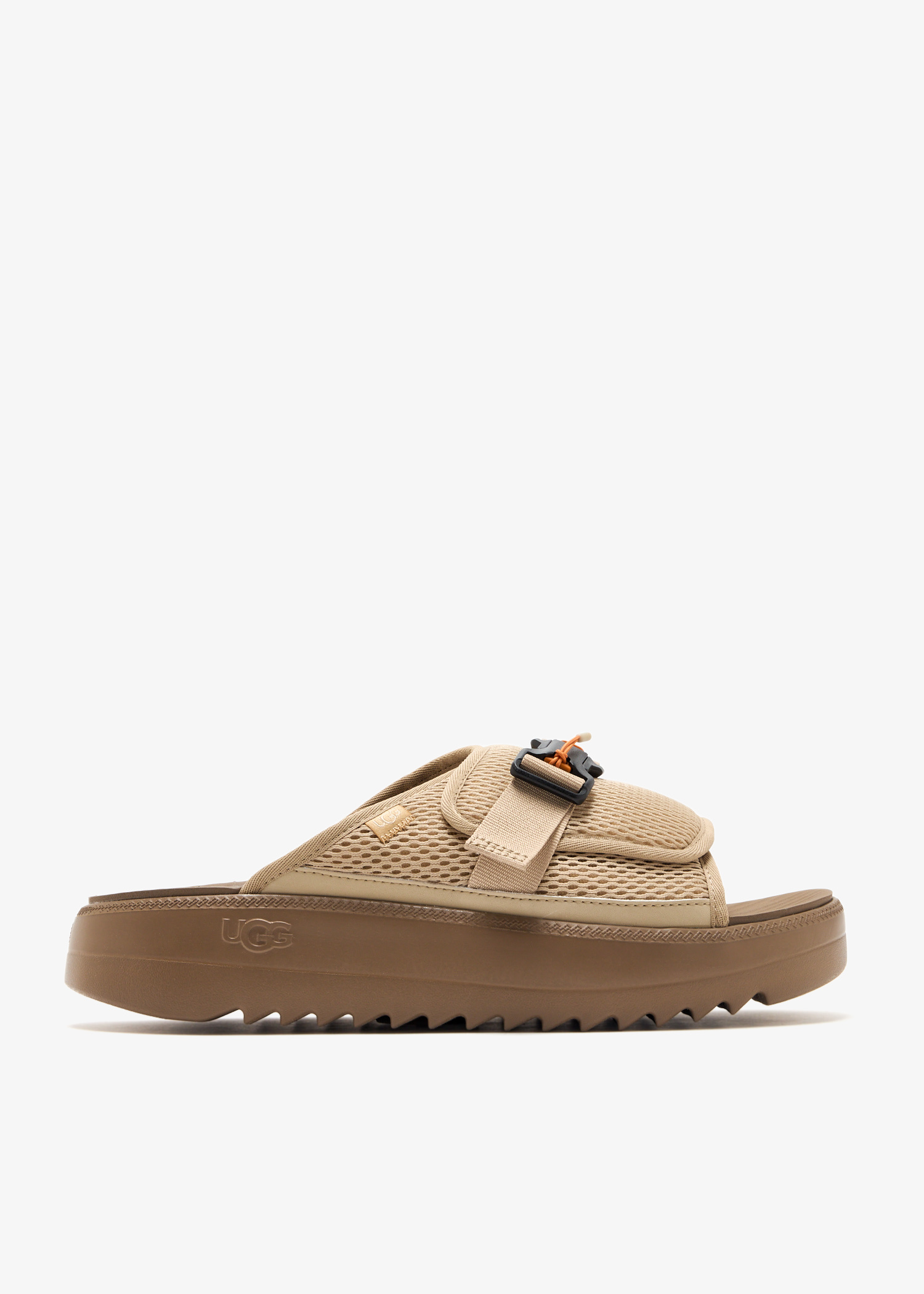 UGG Maxxer 2.0 slides for Men - Brown in UAE | Level Shoes