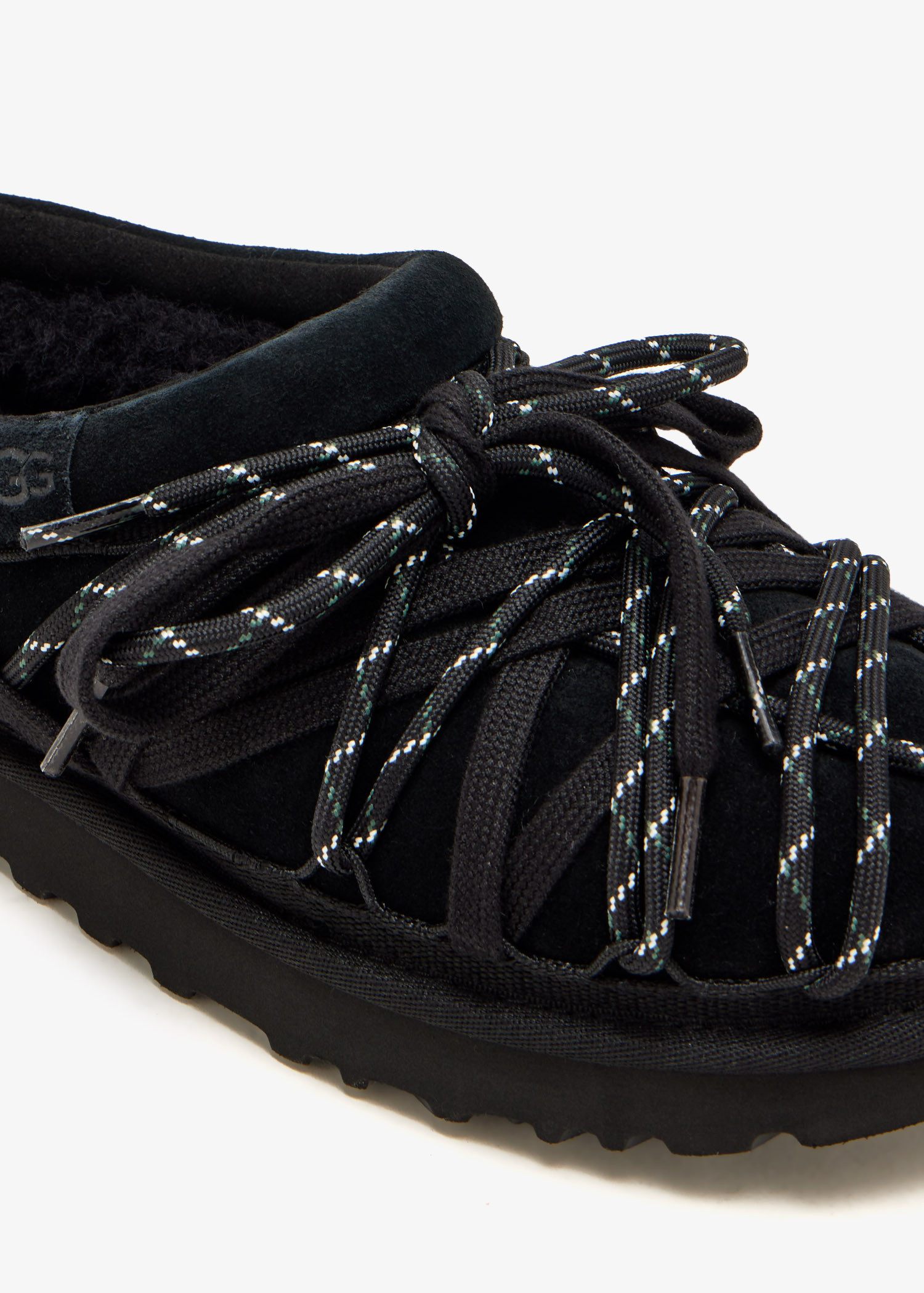 UGG Tasman Lace slippers for Women - Black in USA | Level Shoes