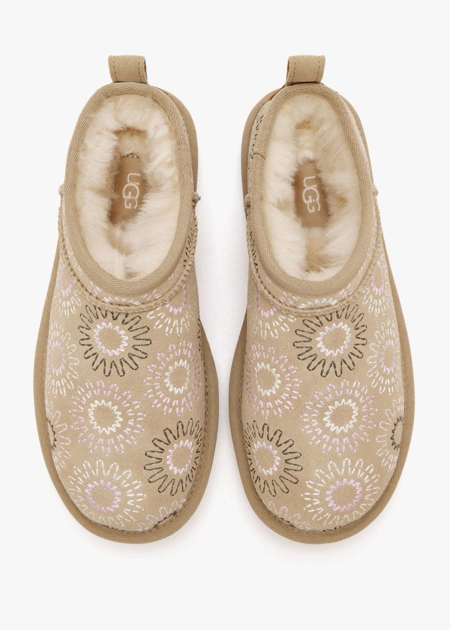UGG Classic Micro Sun Stitch boots for Women - Beige in USA
