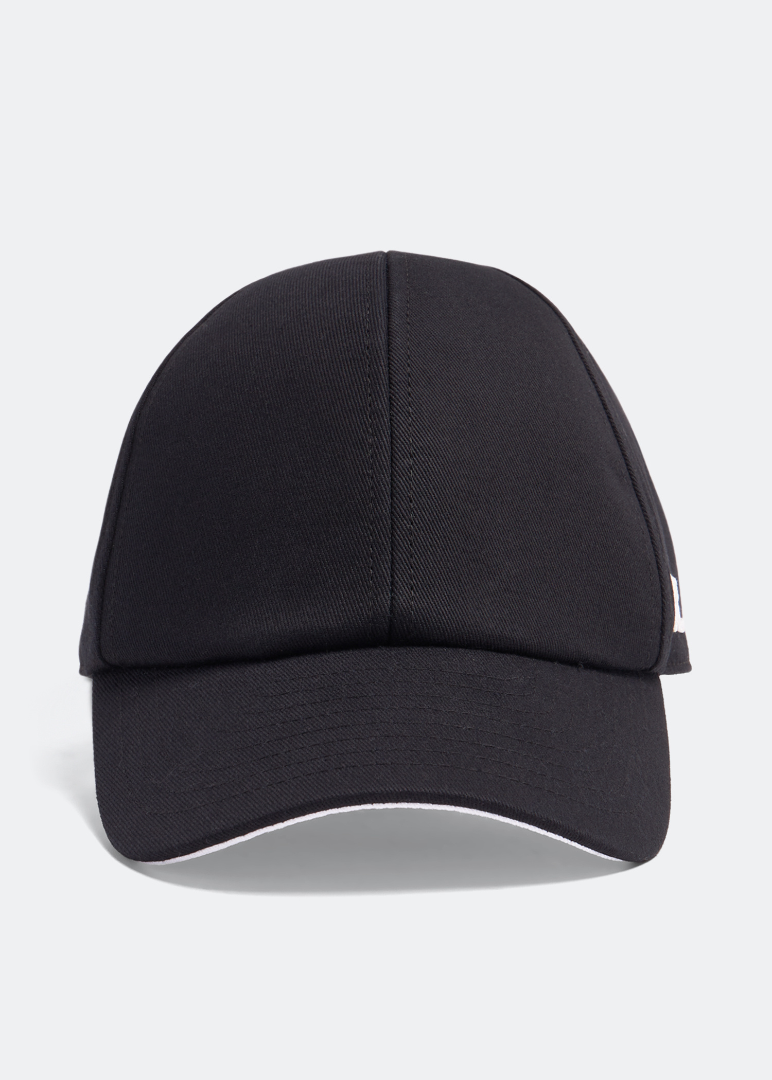 【courreges】SIGNATURE COTTON CAP Courrèges Cotton signature cap for Women - Black in UAE | Level Shoes