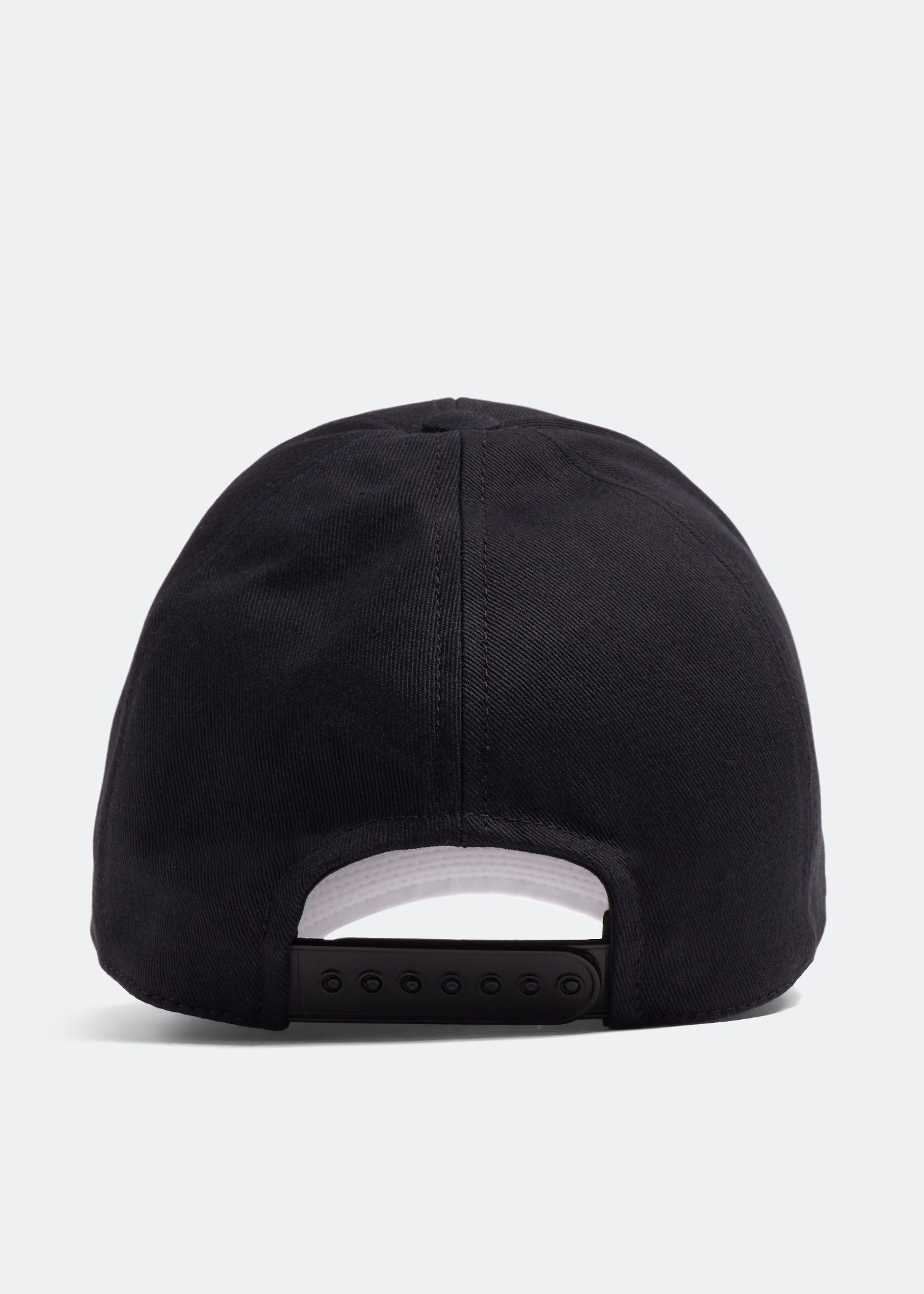 Courrèges Cotton signature cap for Women - Black in UAE | Level Shoes