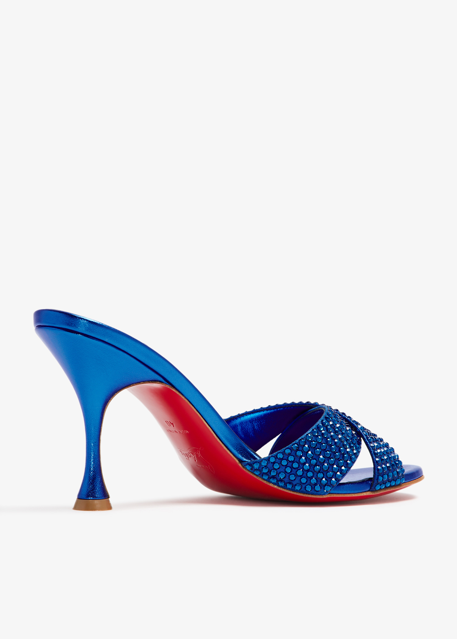 Christian Louboutin Mariza Is Back Strass 85 mules for Women Christian Louboutin Mariza Is Back Strass 85 mules for Women
