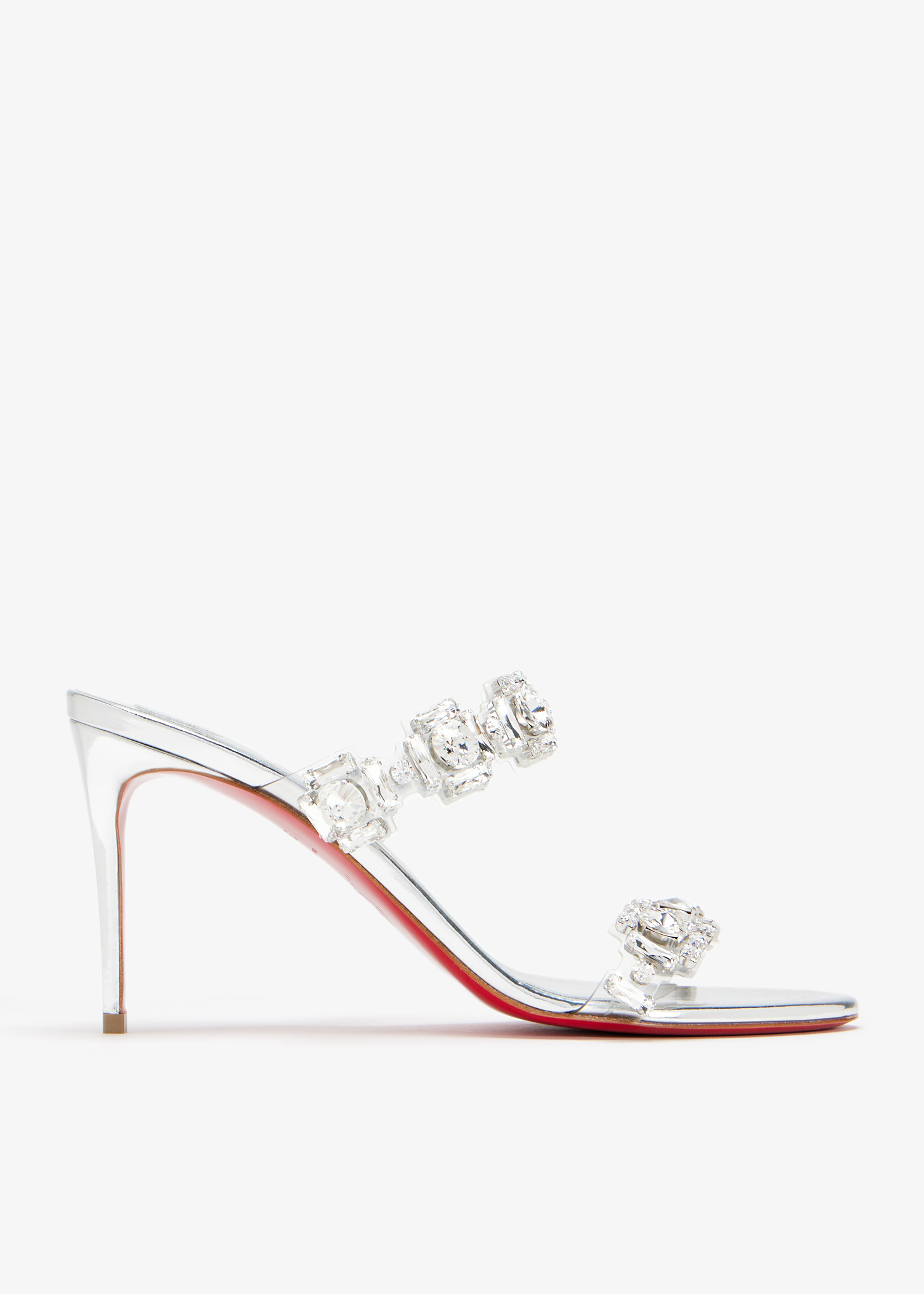 Christian Louboutin リップパチババ109F CHRISTIAN LOUBOUTIN Calfskin Lady Clou Spikes VIP 150 Pumps