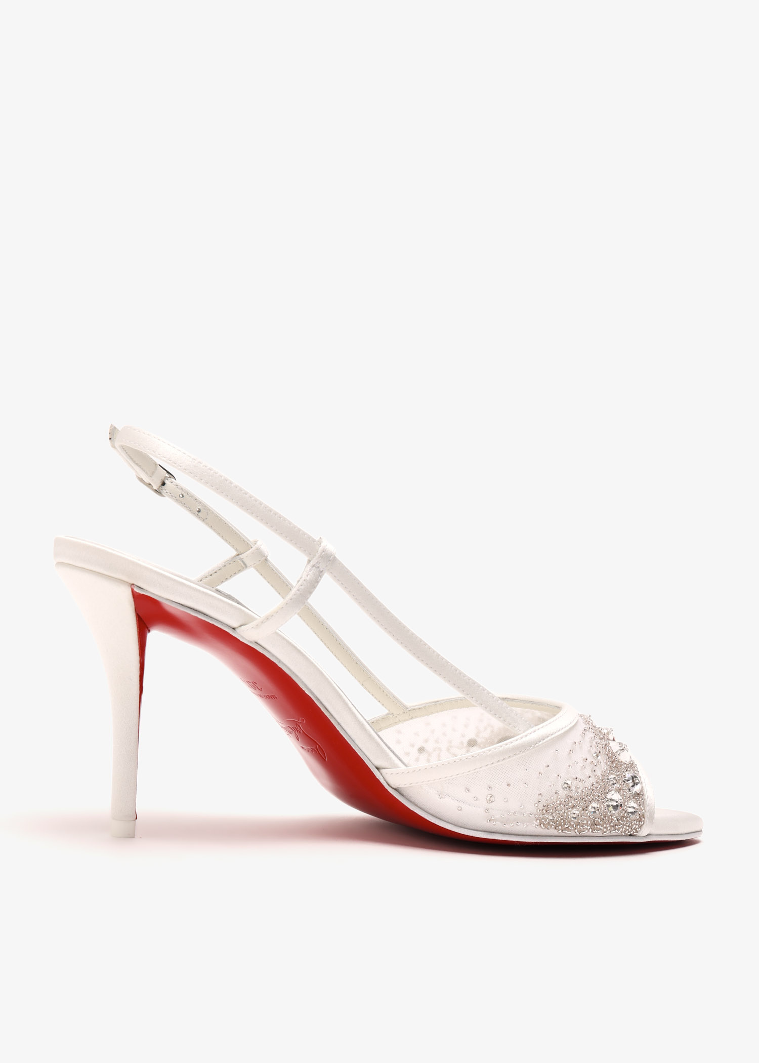 Christian Louboutin Miss Z Sparkling 80 slingback sandals