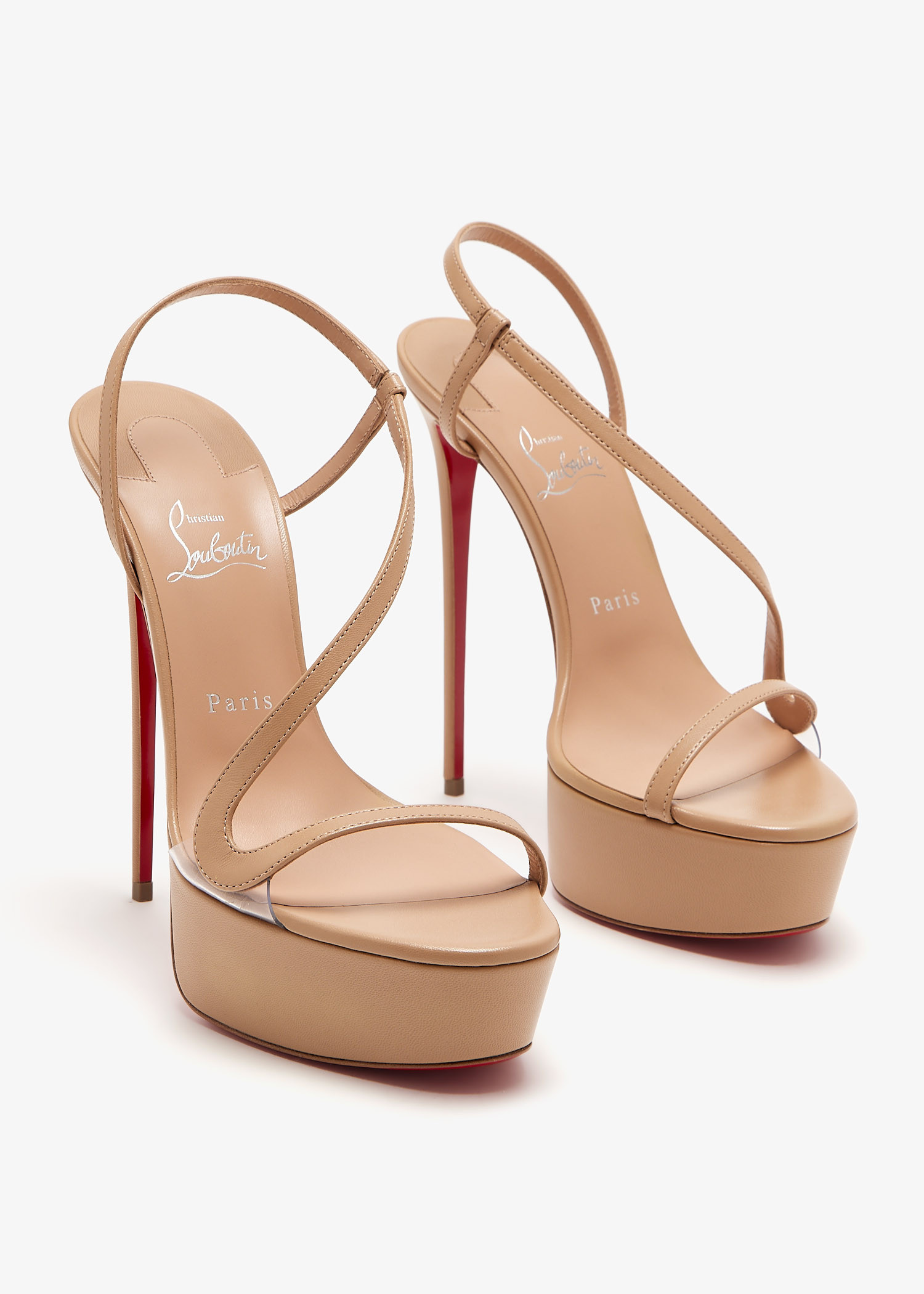 関税なし【Christian Louboutin】シャンベリミュールサンダル クリスチャンルブタン Christian louboutin Navy Coolito Donna