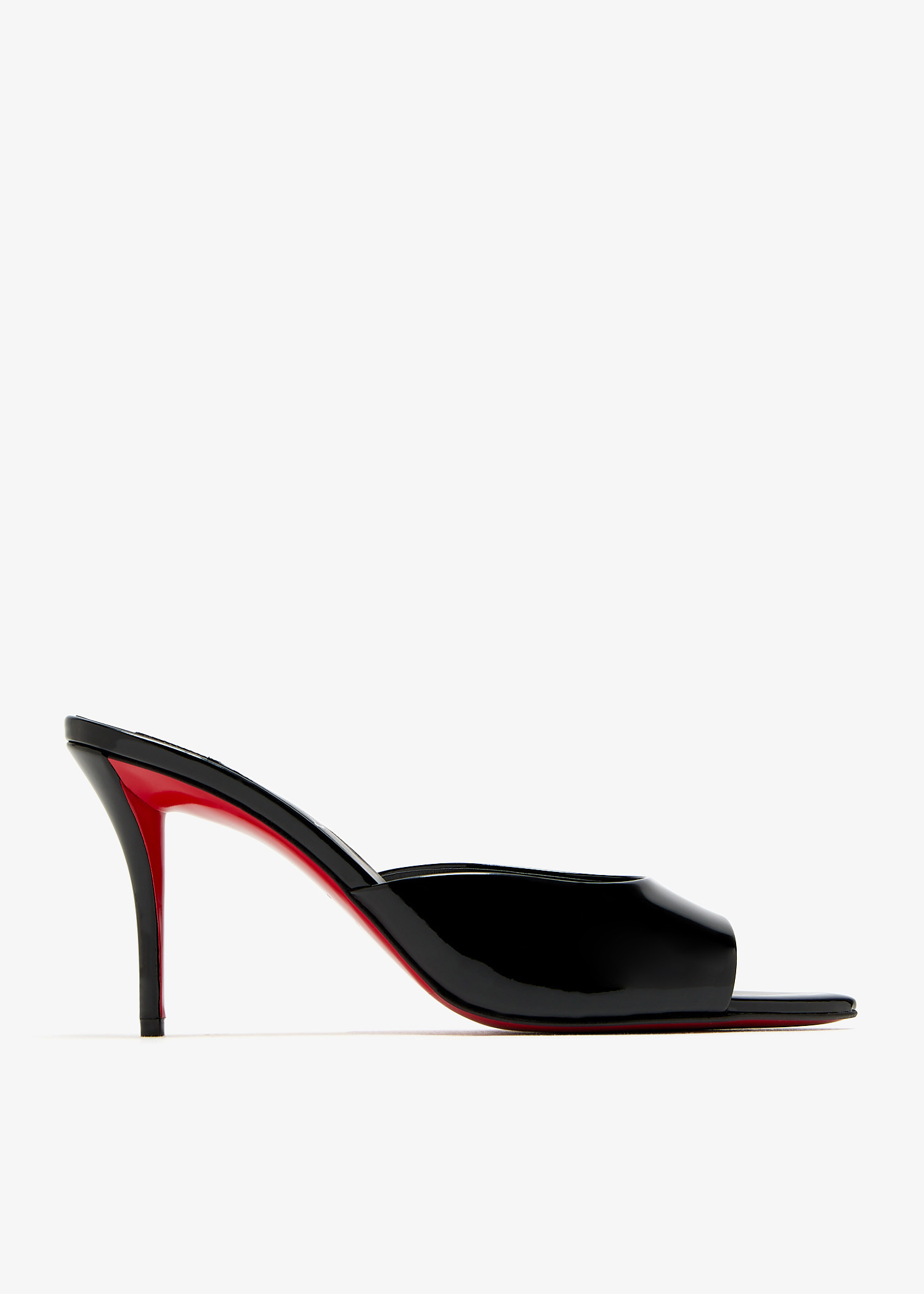 【関税&送料込】Christian Louboutin Miss Z Mule 80 Patent Le Miss Z Mule - 80 mm Mules - Patent calf leather - Black