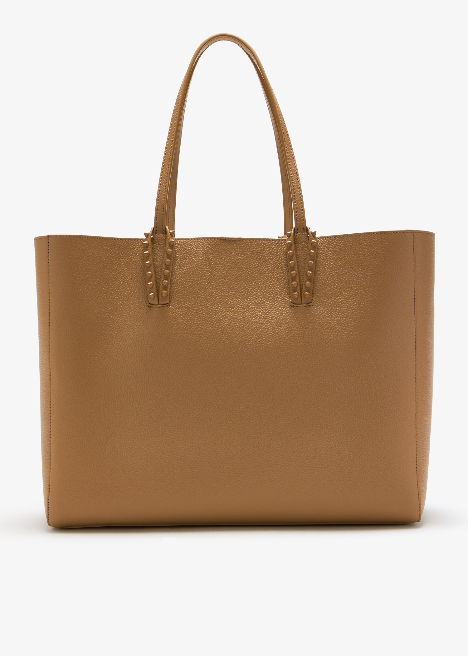 トートバッグ Christian Louboutin Beige Leather Cabata Mini Tote Bag Christian Louboutin | Cabata E/W mini beige leather tote bag