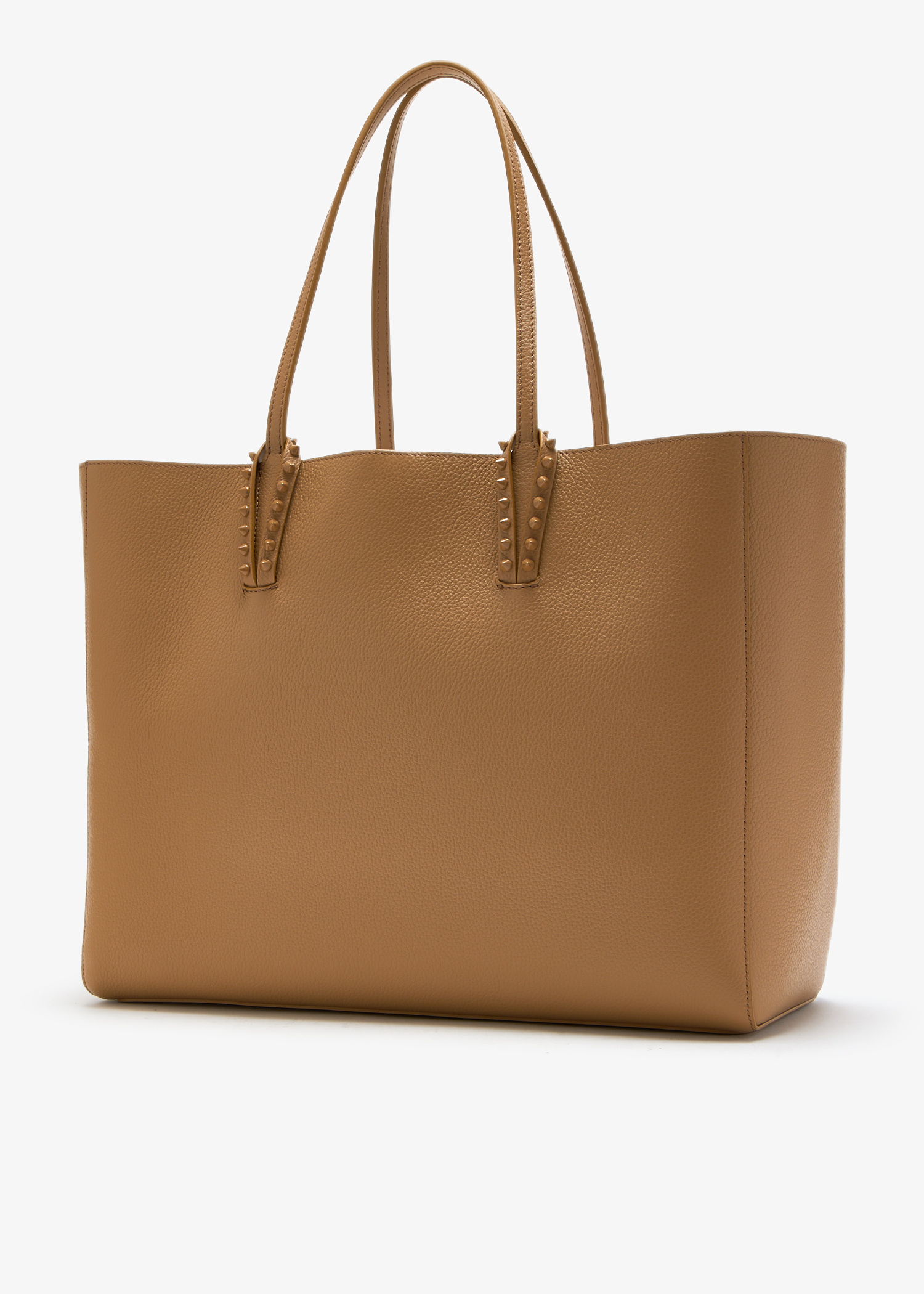 トートバッグ Christian Louboutin Beige leather Cabata mini tote bag Christian Louboutin | Cabata E/W mini beige leather tote bag