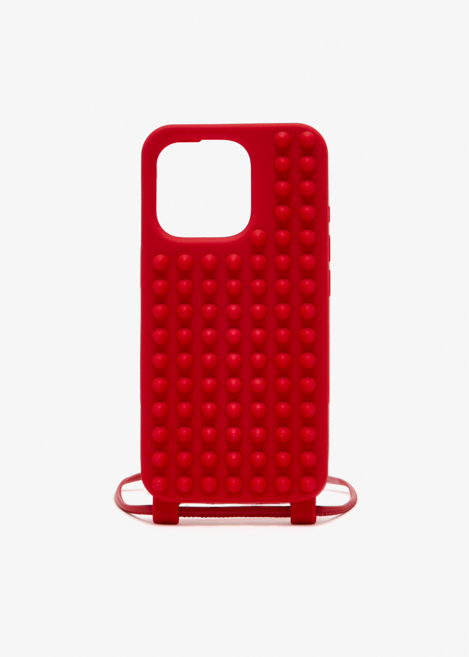 Christian Louboutin Funky iPhone 16 Pro phone case for Men - Red
