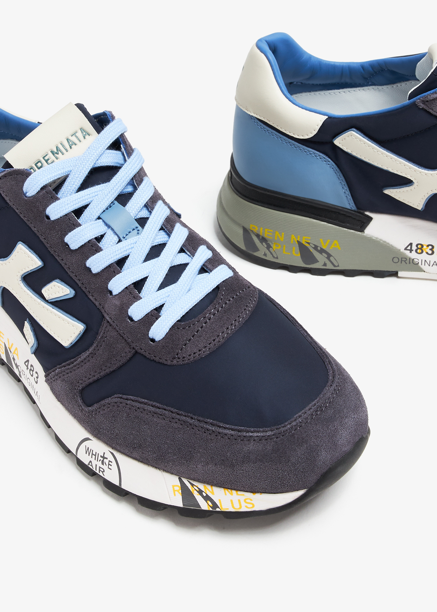 Premiata Mick sneakers for Men - Blue in USA | Level Shoes