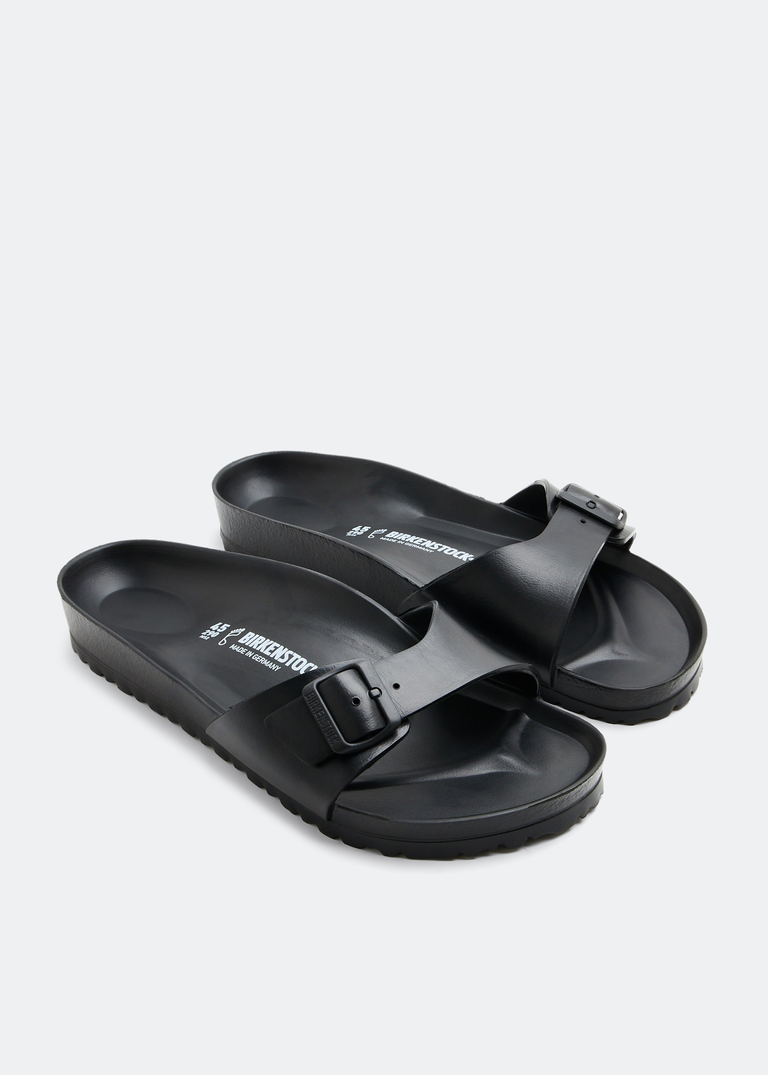 Birkenstock Mens Black Madrid EVA Slide Sandals M7 W9 Madrid Big Buckle EVA Black – (shōō) main image 2