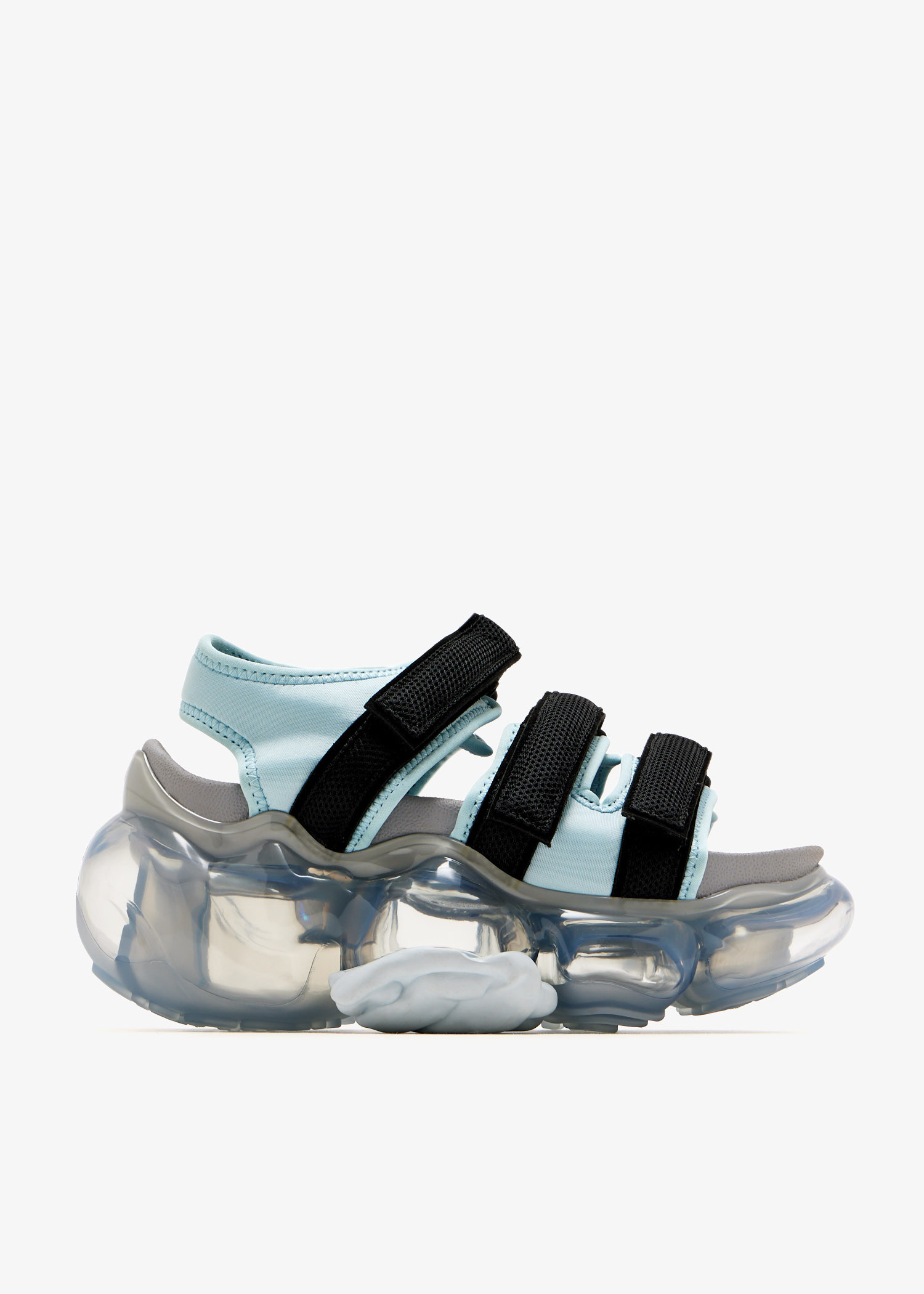 新品 GROUNDS MOOPIE CATERPILLAR SANDAL 39 MOOPIE CATERPILLAR SANDAL - WHITE / ICEGRAY SOLID (ムーピー