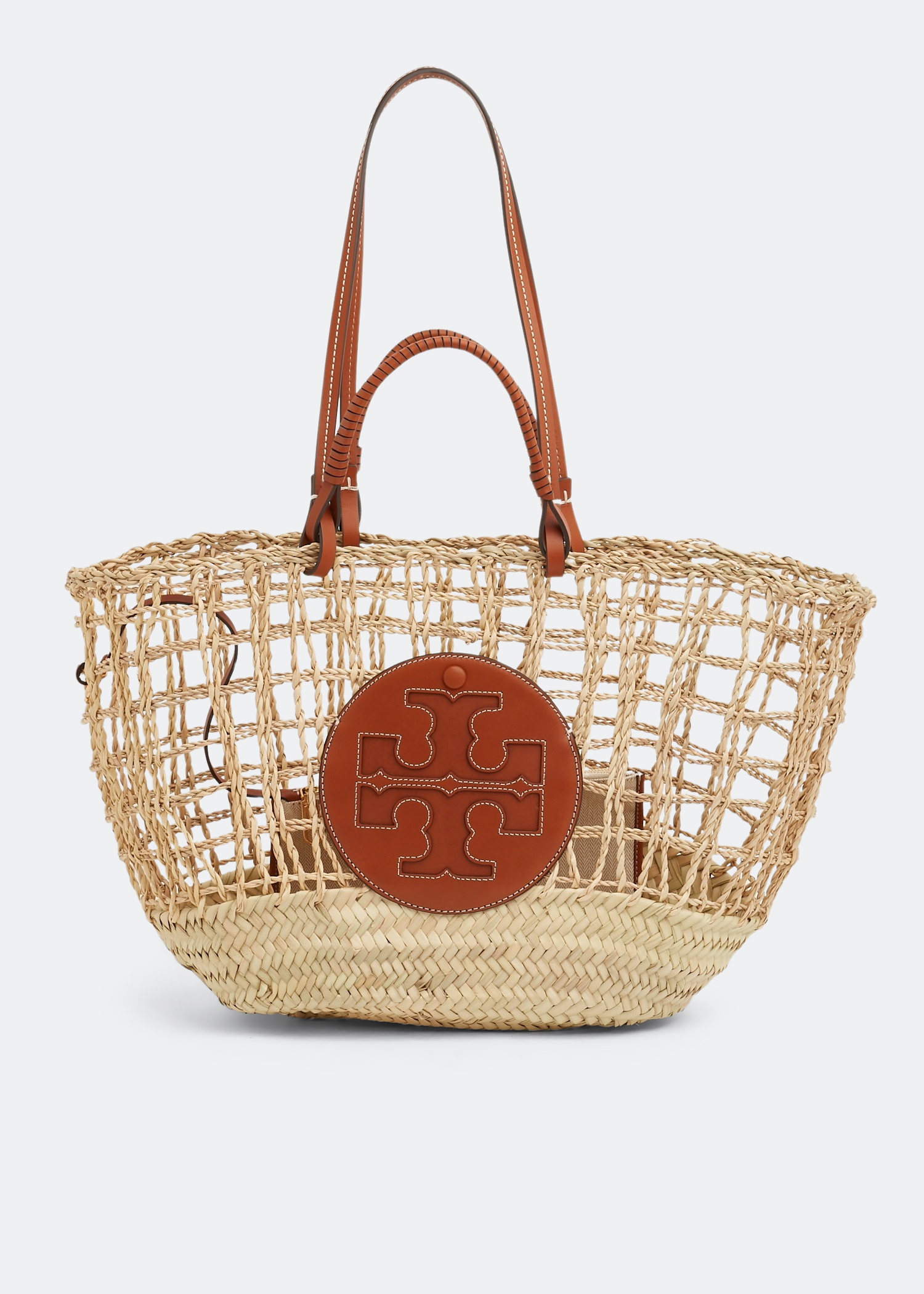Tory Burch Ella Straw tote bag for Women - Beige in UAE