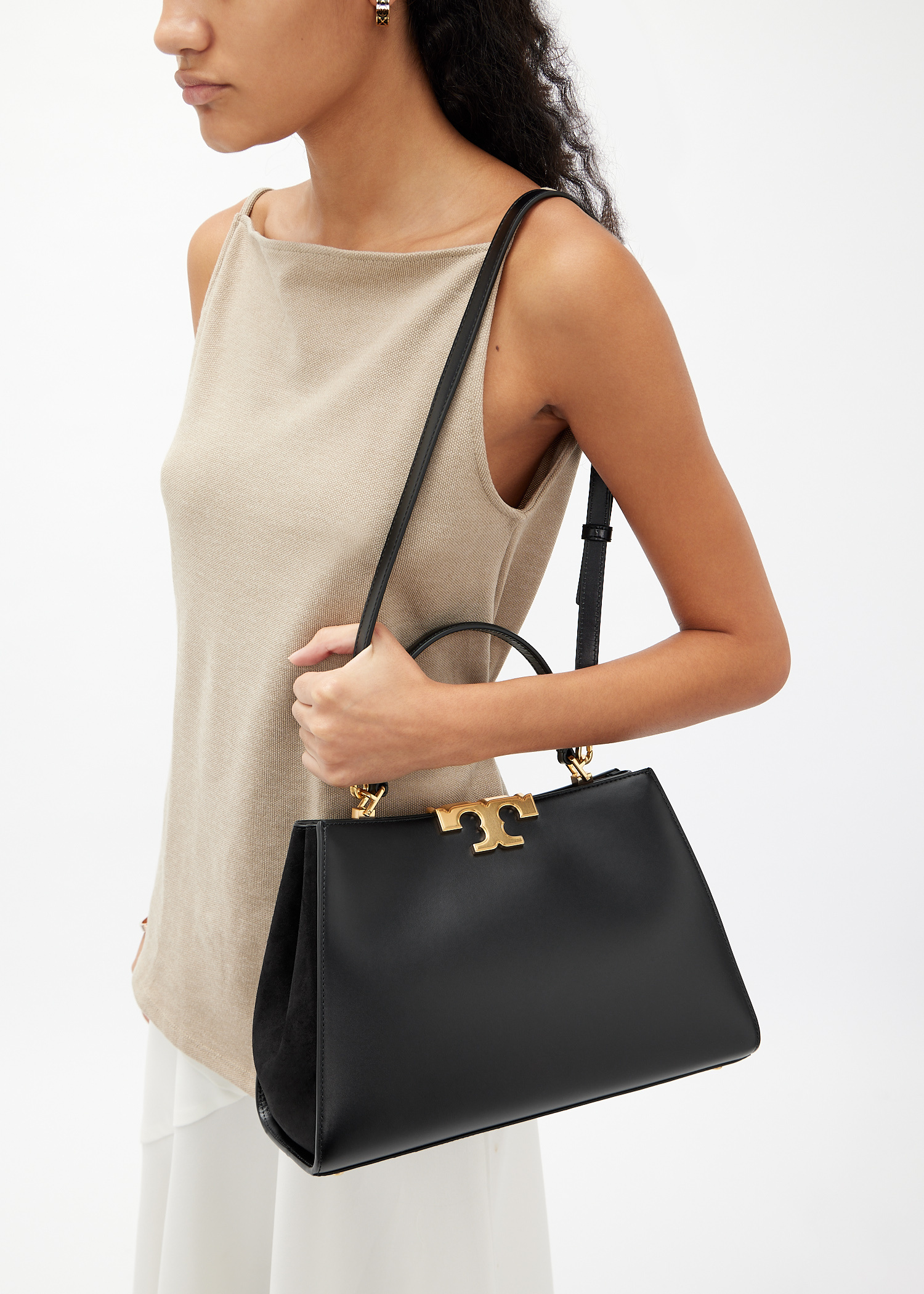 Tory Burch Eleanor satchel for Women - Black in USA | Level