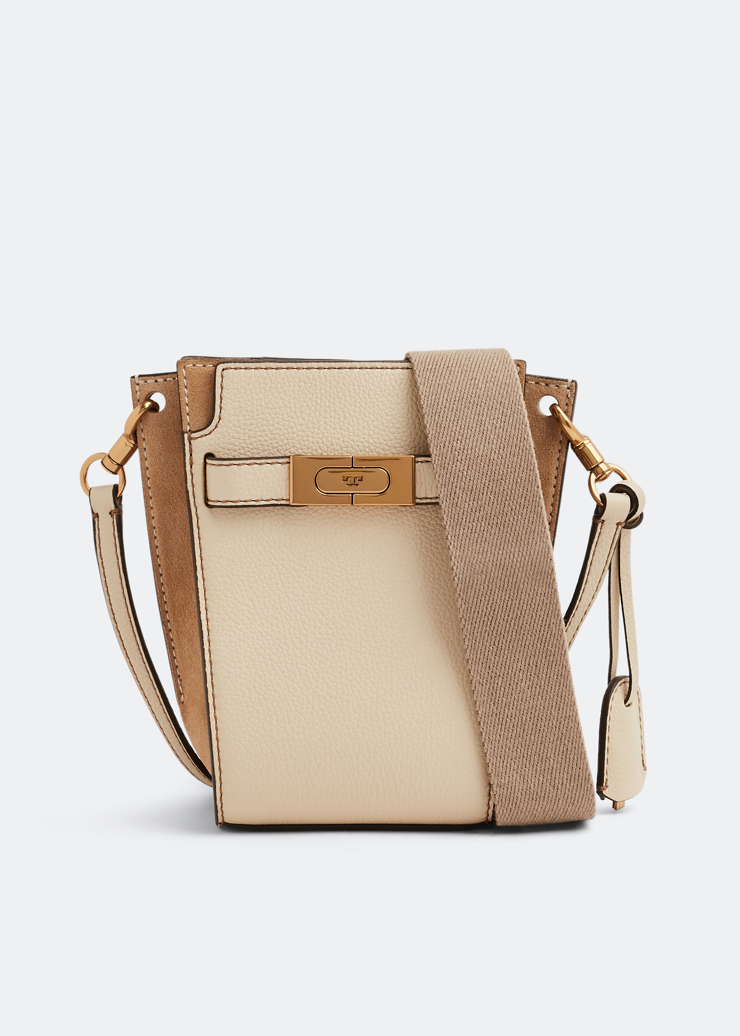Tory Burch Petite Lee Radziwill pebbled double bucket bag for
