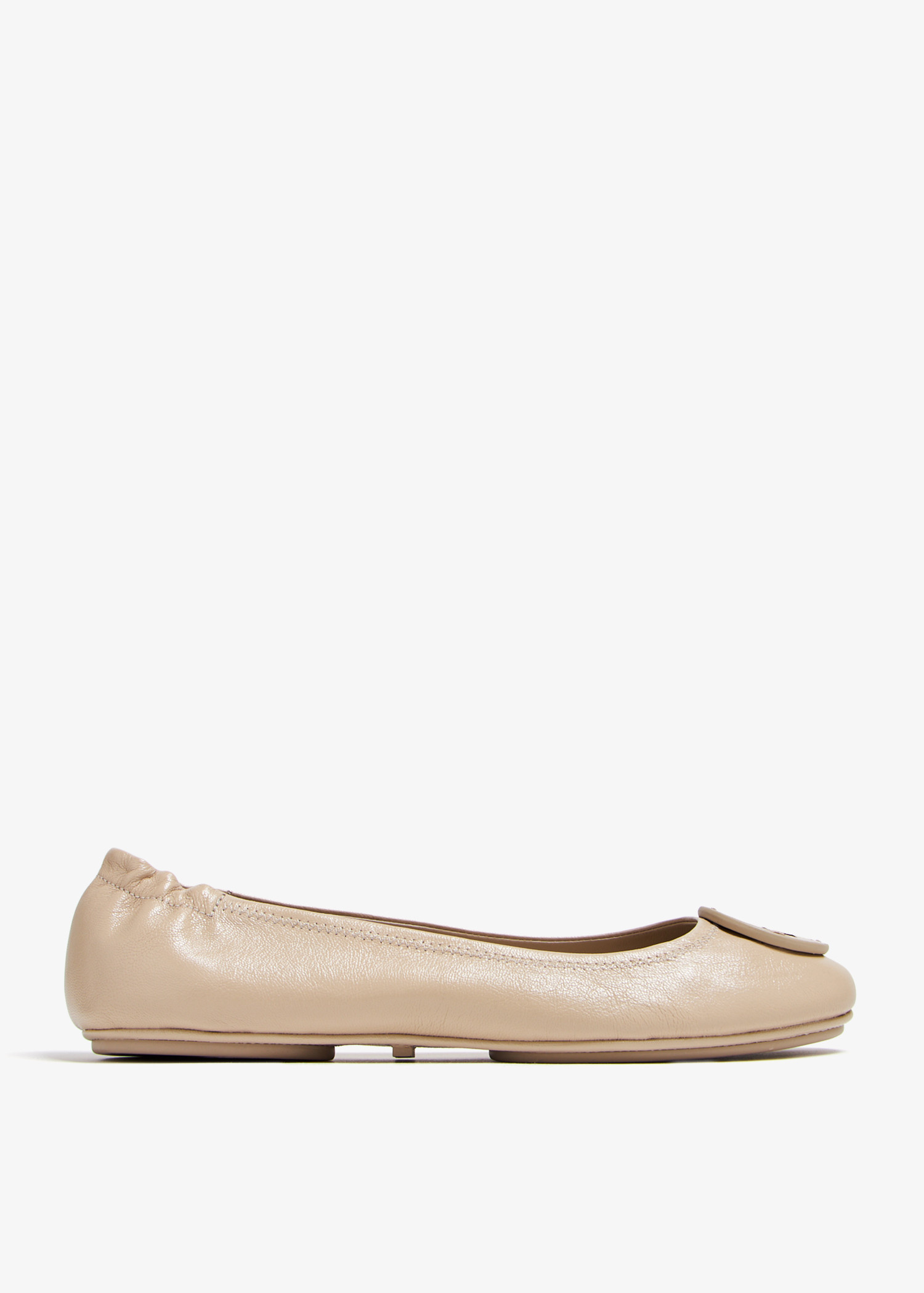 Tory Burch Minnie travel ballet flats for Women - Beige in